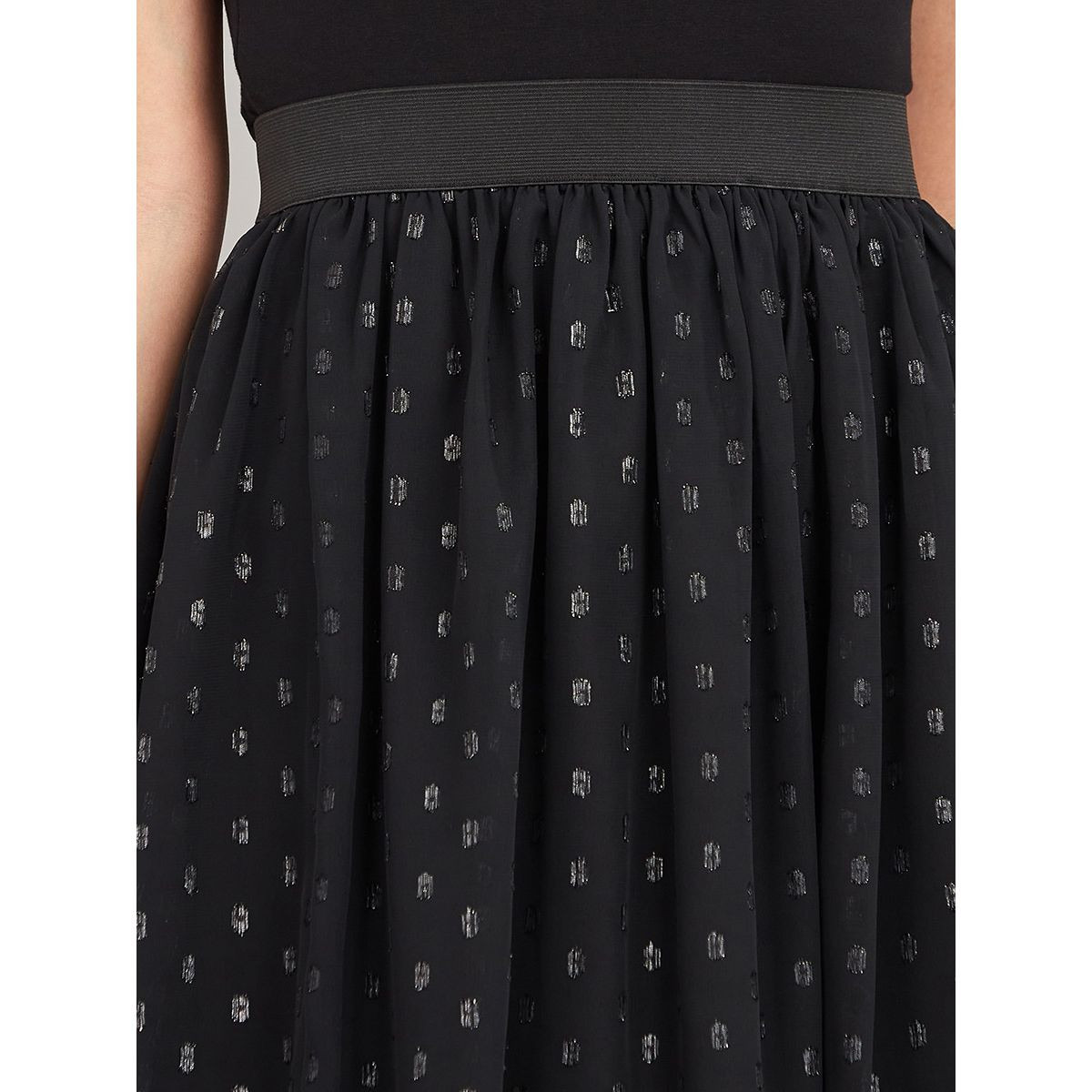 Styli Elastic Waistband Printed A-Line Midi Skirt-women-clothing-trousers-image-3