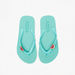 Aqua Watermelon Accent Slip-On Thong Slippers-Girl%27s Flip Flops & Beach Slippers-thumbnail-0