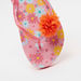 Floral Print Slip-On Thong Slippers-Girl%27s Flip Flops & Beach Slippers-thumbnail-3