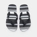 Striped Slip-On Thong Slippers-Boy%27s Flip Flops & Beach Slippers-thumbnailMobile-3