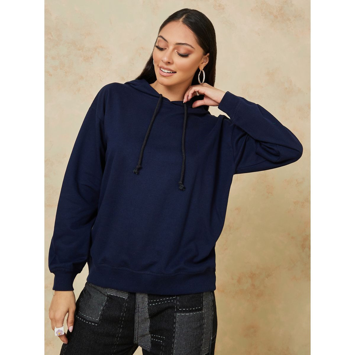 هودي طويل بقصة عادية-women-clothing-hoodiesandsweatshirts-hoodies-image-1