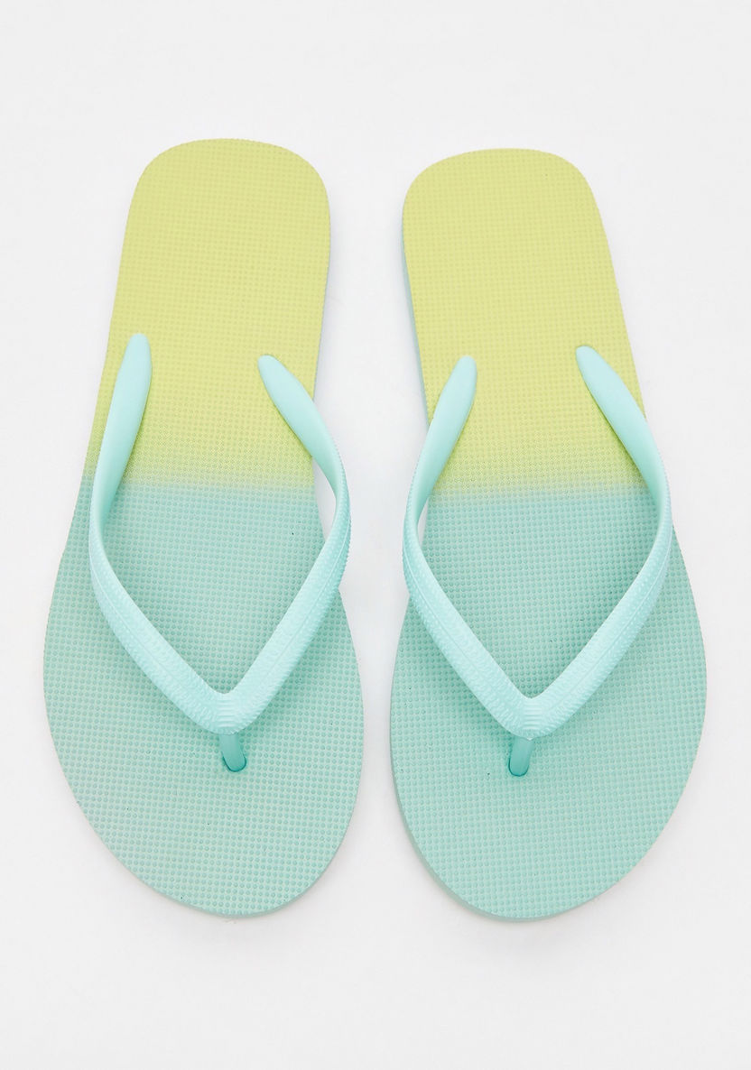 Ombre Slip-On Thong Slippers-Women%27s Flip Flops & Beach Slippers-image-0