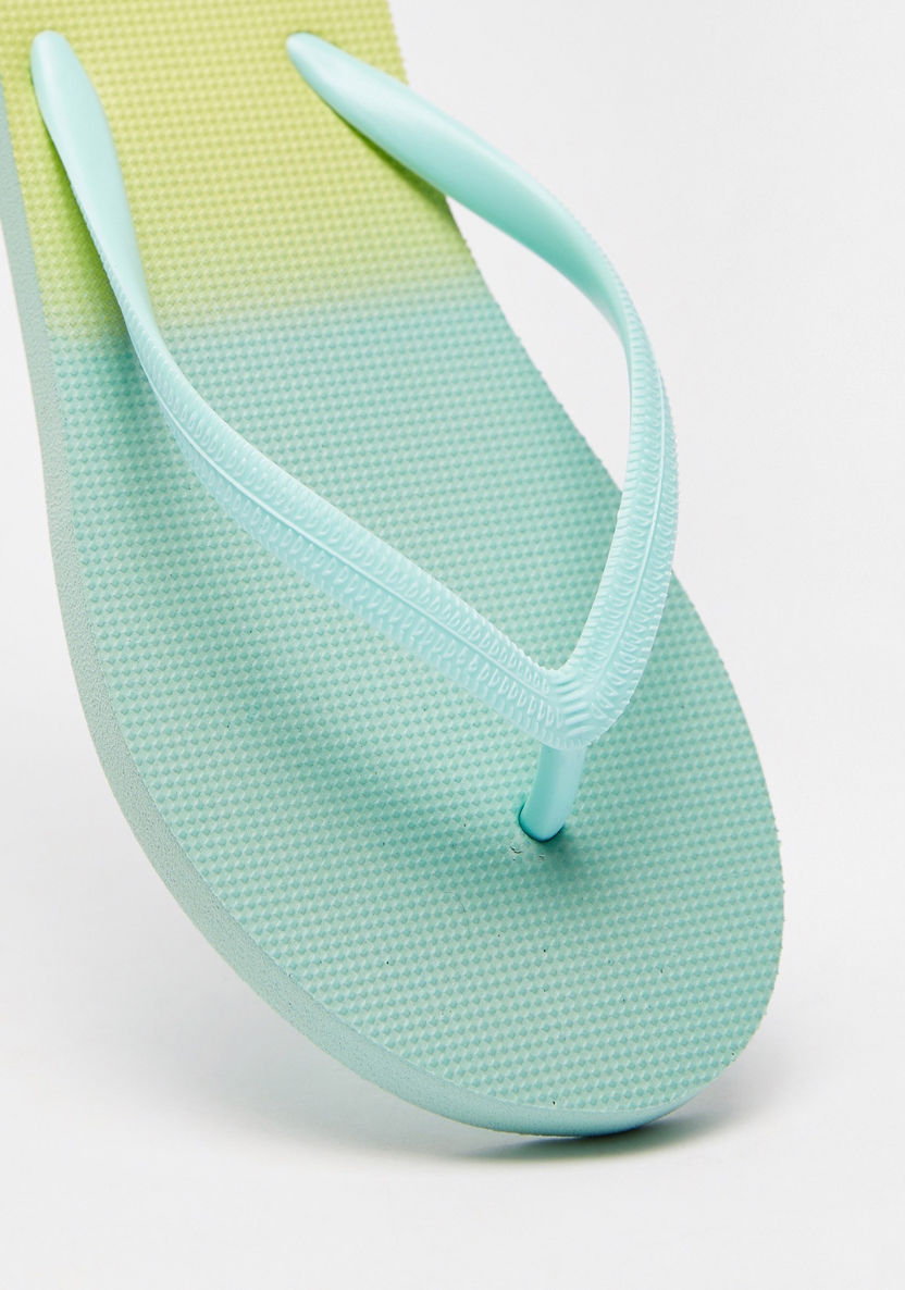 Ombre Slip-On Thong Slippers-Women%27s Flip Flops & Beach Slippers-image-4