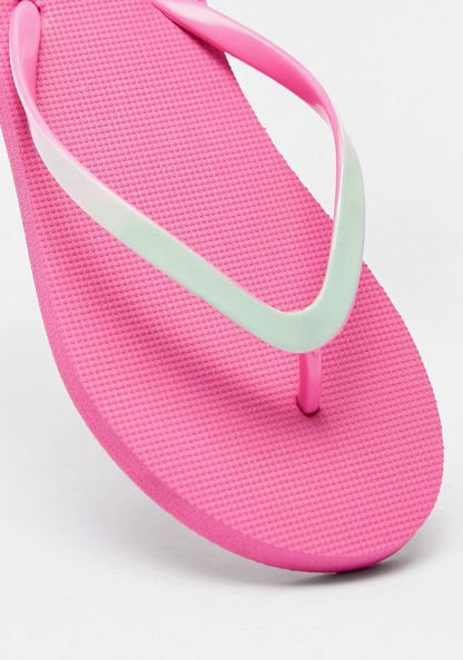 Solid Slip-On Thong Slippers-Women%27s Flip Flops & Beach Slippers-image-4