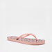 Leopard Print Slip-On Thong Slippers-Women%27s Flip Flops & Beach Slippers-thumbnail-1