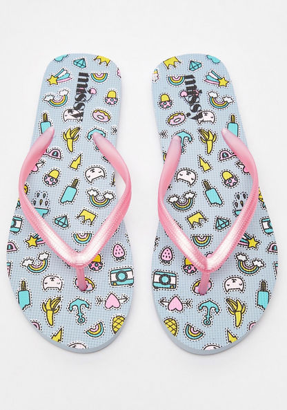 Missy Printed Slip-On Thong Slippers-Women%27s Flip Flops and Beach Slippers-image-0