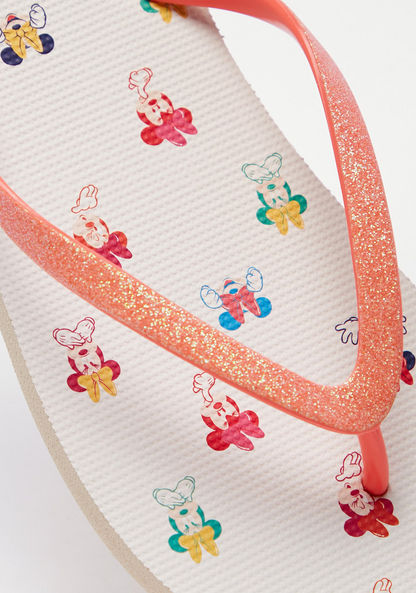 Disney Mickey Mouse Print Flip Flops