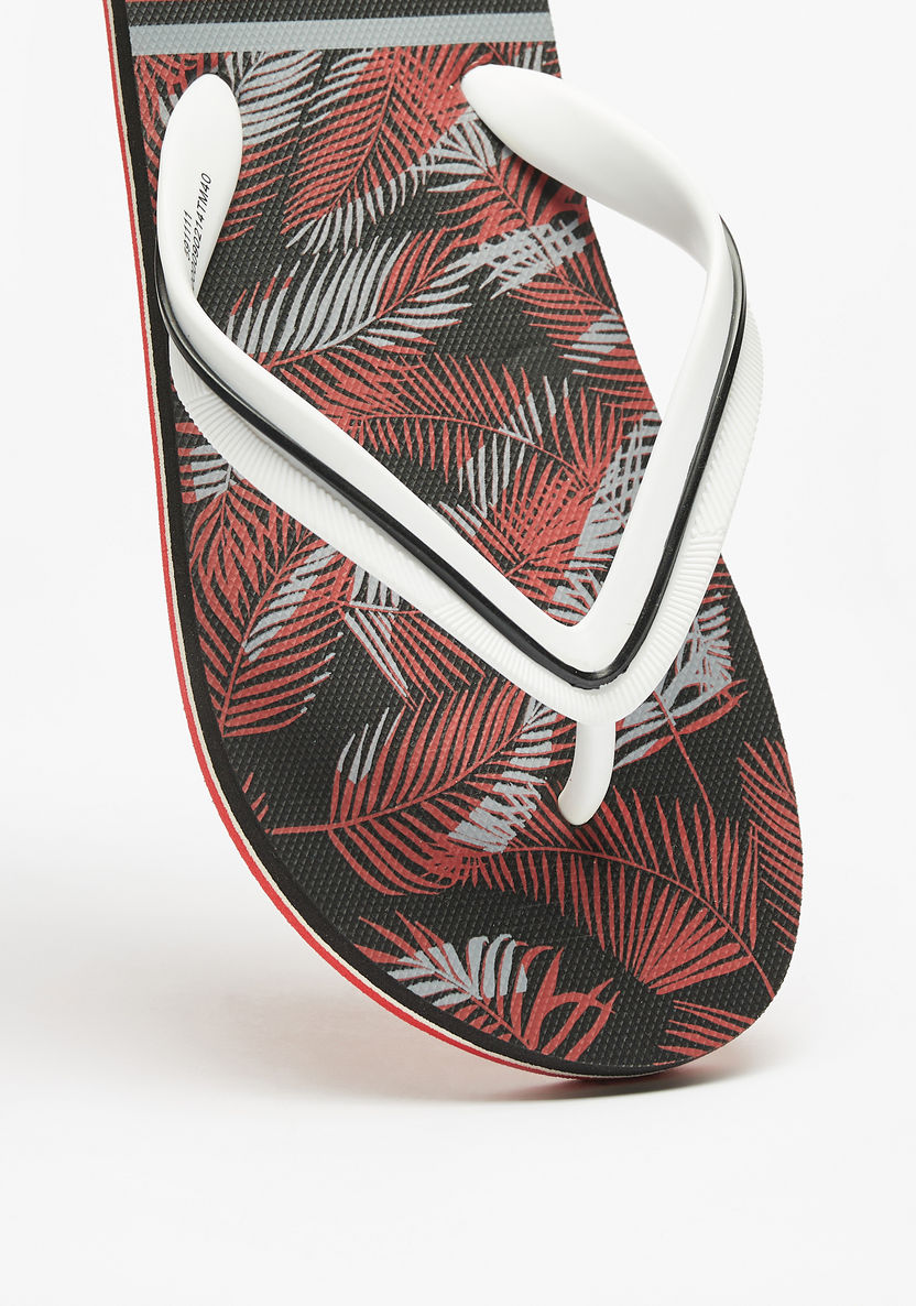 Aqua Printed Flip Flops-Boy%27s Flip Flops & Beach Slippers-image-3