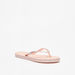 Aqua Textured Slip-On Thong Slippers-Women%27s Flip Flops & Beach Slippers-thumbnailMobile-1