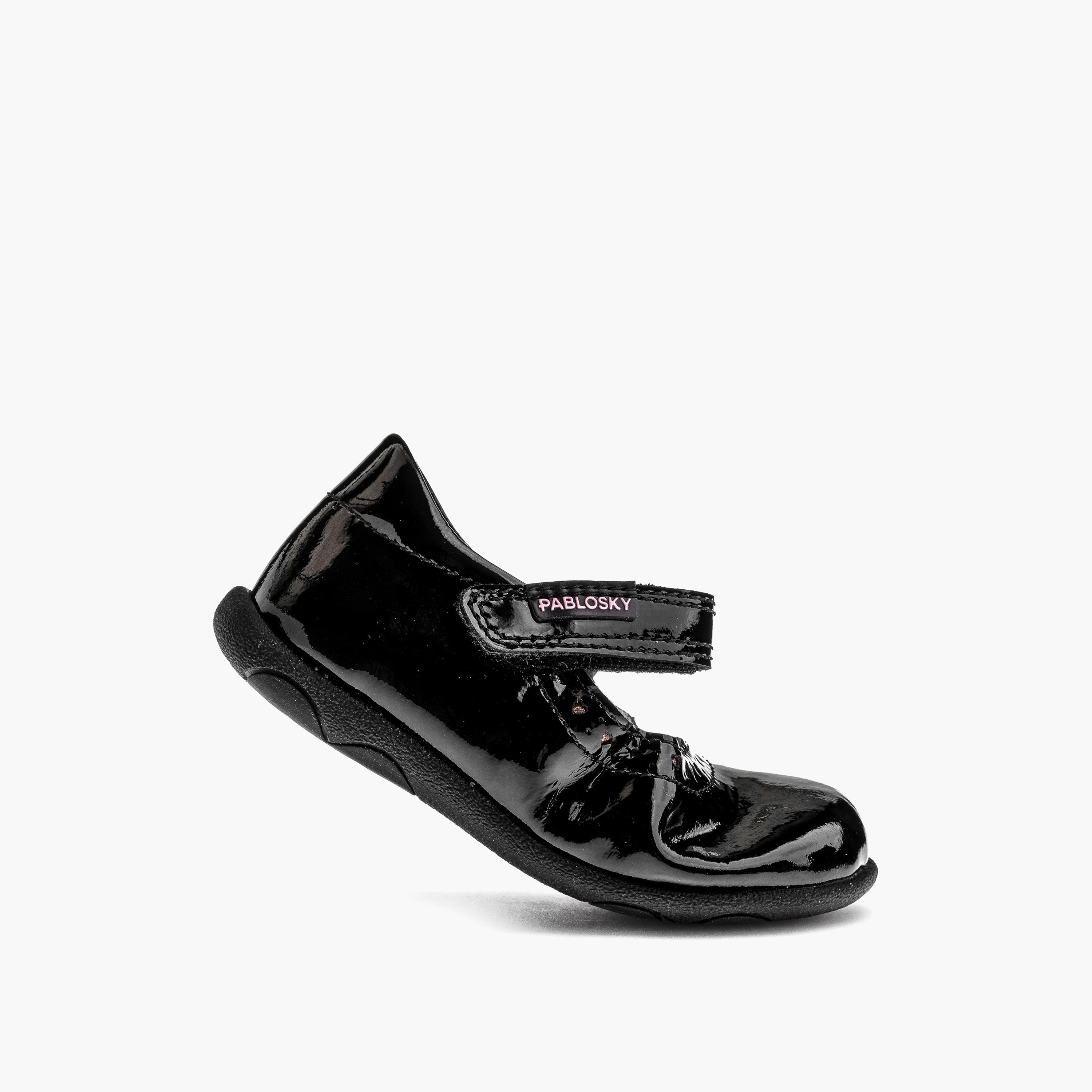 Pablosky Girls' Mary Jane School Shoes with Hook and Loop Closure - 59119-girls-shoes-maryjanes-image-5