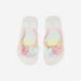 Aqua Floral Embellished Flip Flops-Girl%27s Flip Flops & Beach Slippers-thumbnailMobile-0