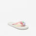 Aqua Floral Embellished Flip Flops-Girl%27s Flip Flops & Beach Slippers-thumbnail-1