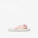 Aqua Floral Embellished Flip Flops-Girl%27s Flip Flops & Beach Slippers-thumbnail-2