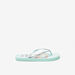 Aqua Glitter Embellished Flip Flops-Girl%27s Flip Flops & Beach Slippers-thumbnail-2
