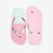Aqua Embellished Slip-On Flip Flops-Girl%27s Flip Flops & Beach Slippers-thumbnail-4