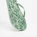 Aqua Leaf Print Slip-On Flip Flops-Women%27s Flip Flops & Beach Slippers-thumbnail-3
