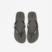 Aqua Glitter Print Thong Slippers with Flatform Heels-Women%27s Flip Flops & Beach Slippers-thumbnail-0