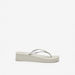 Aqua Glitter Print Thong Slippers with Flatform Heels-Women%27s Flip Flops & Beach Slippers-thumbnail-2