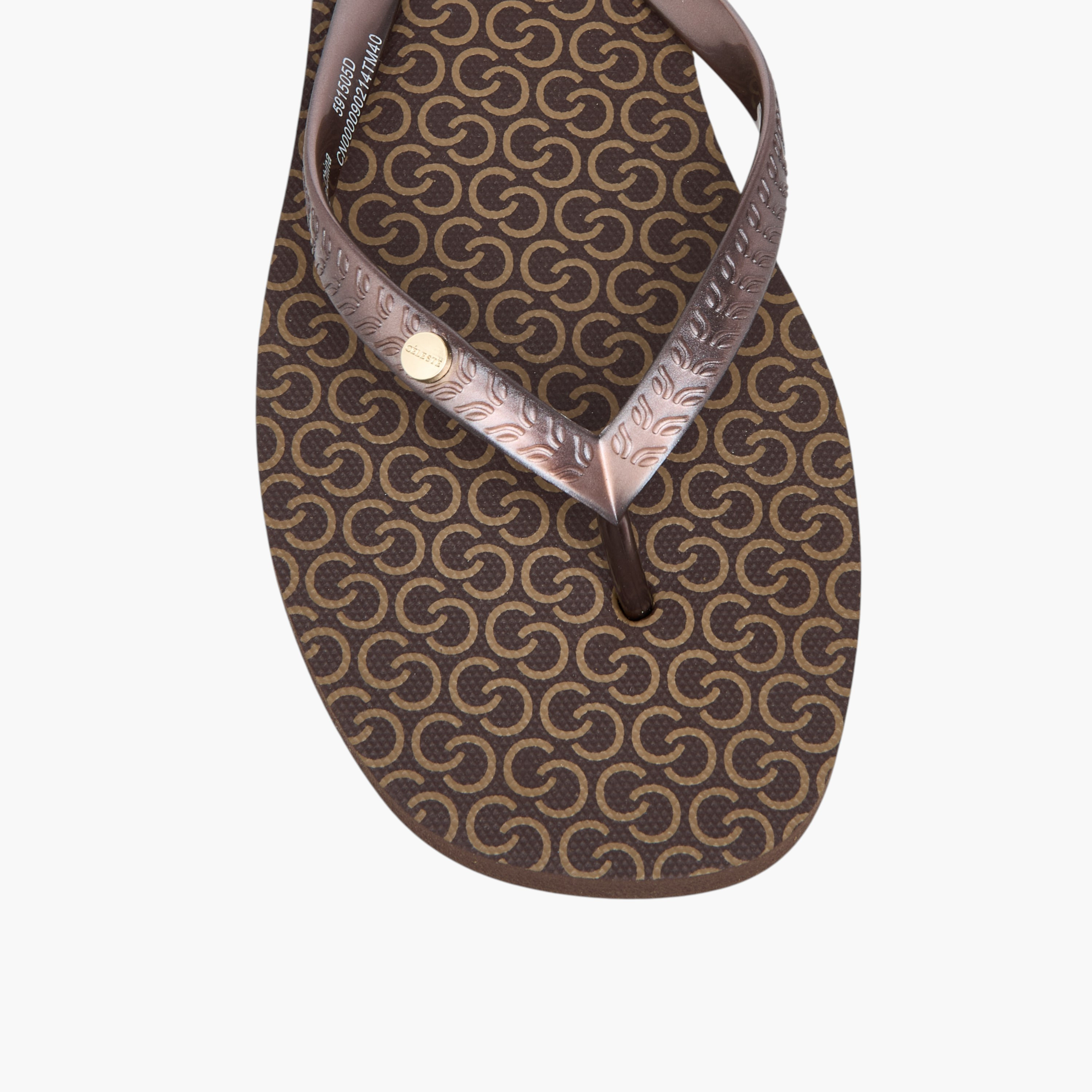 Celeste Women's Monogram Print Thong Slippers-women-shoes-flipflopsandslides-image-3