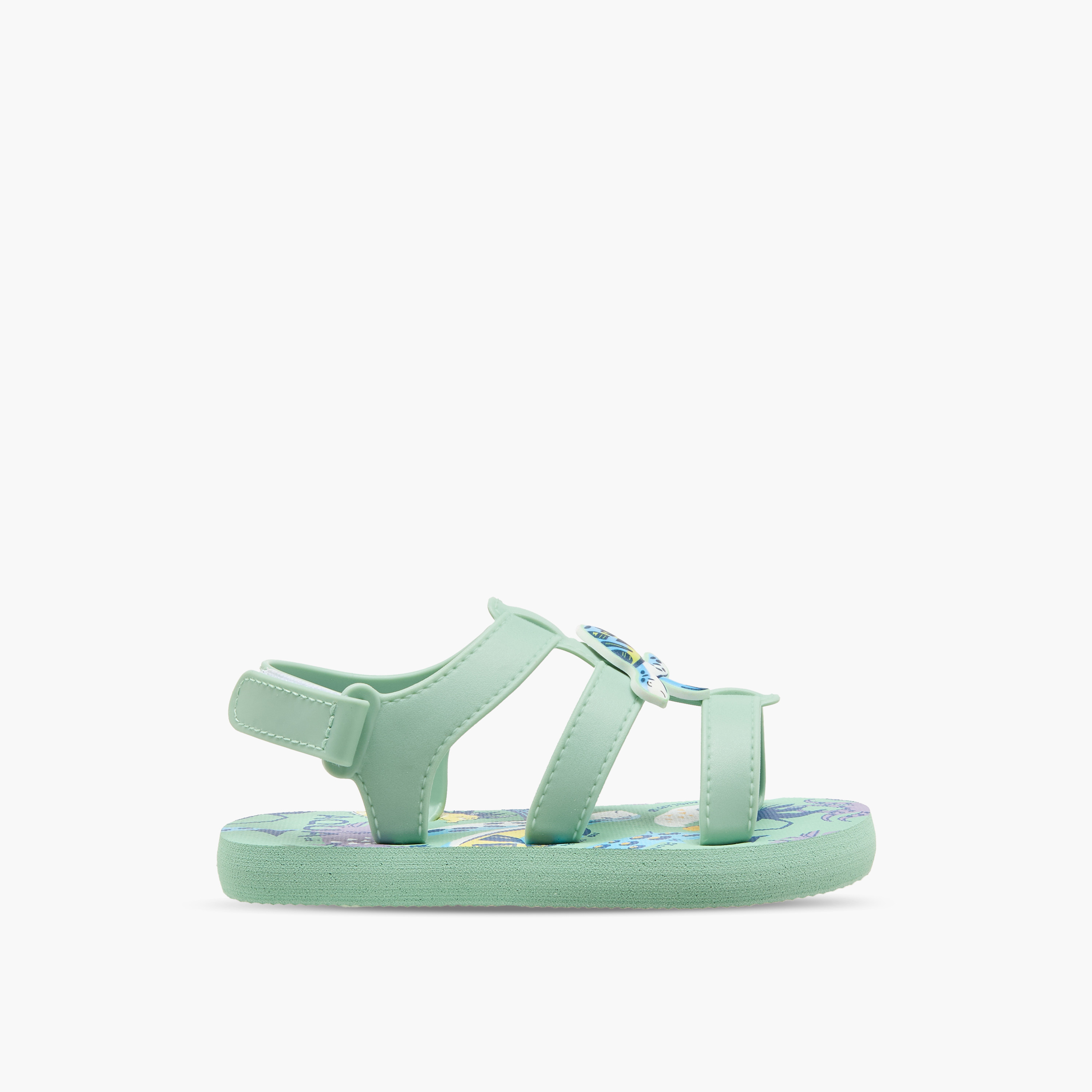 صندل بأحزمة وبشريط إغلاق لاصق وطبعات للأولاد من أكوا-boys-shoes-sandals-image-3
