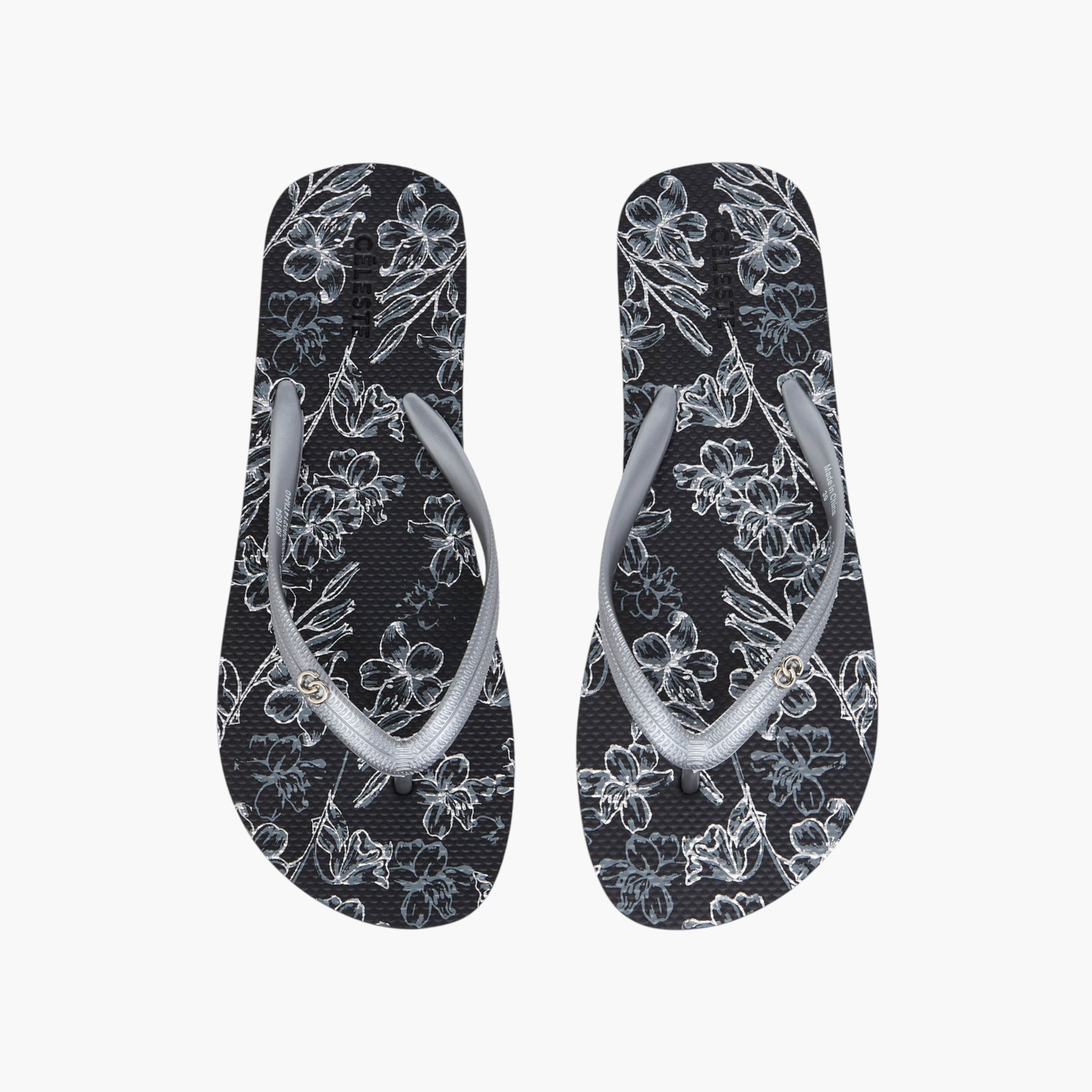 Celeste Women Floral Print Flip-Flops-women-shoes-flipflopsandslides-image-1