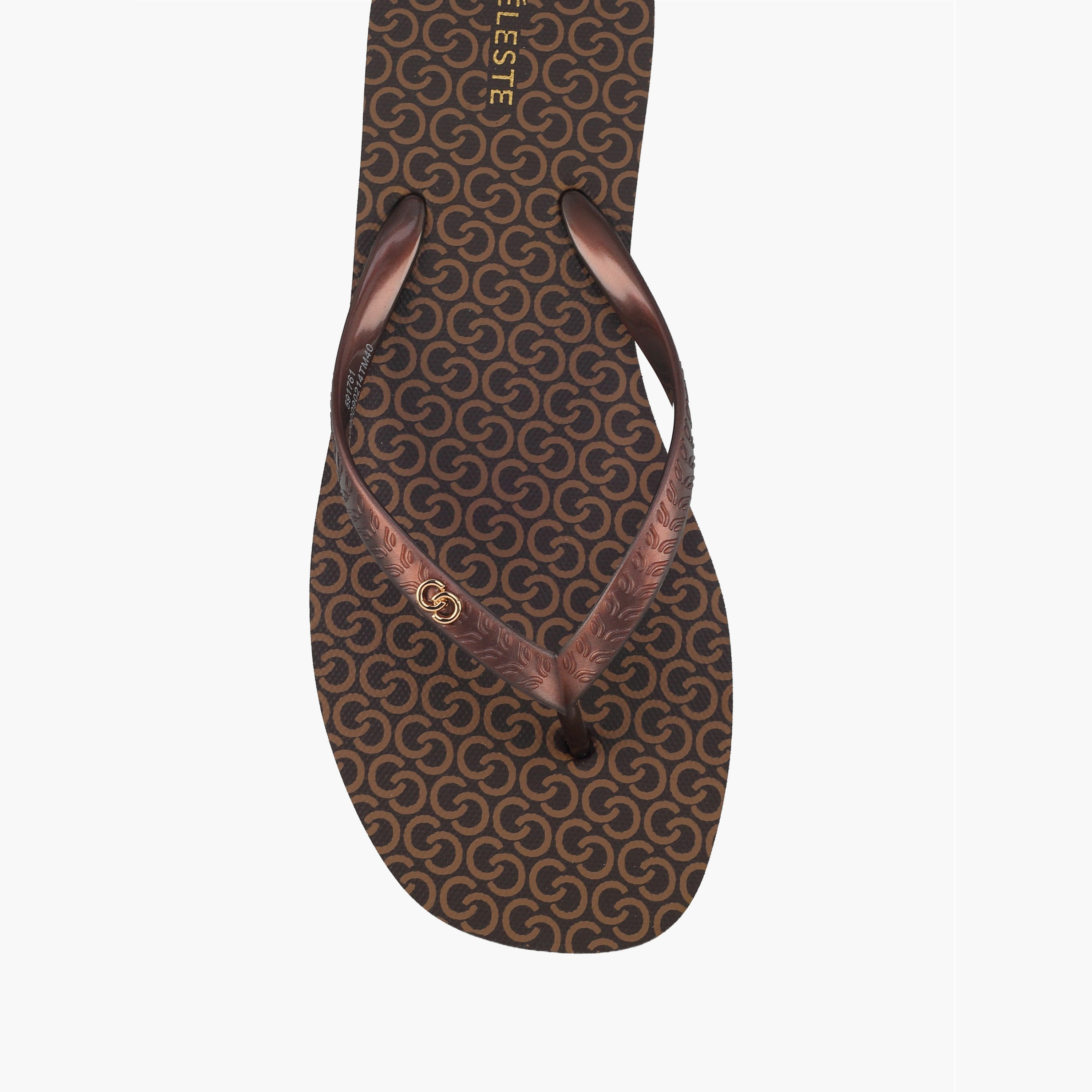 Celeste Women Monogram Print Flip Flops-women-shoes-flipflopsandslides-image-3