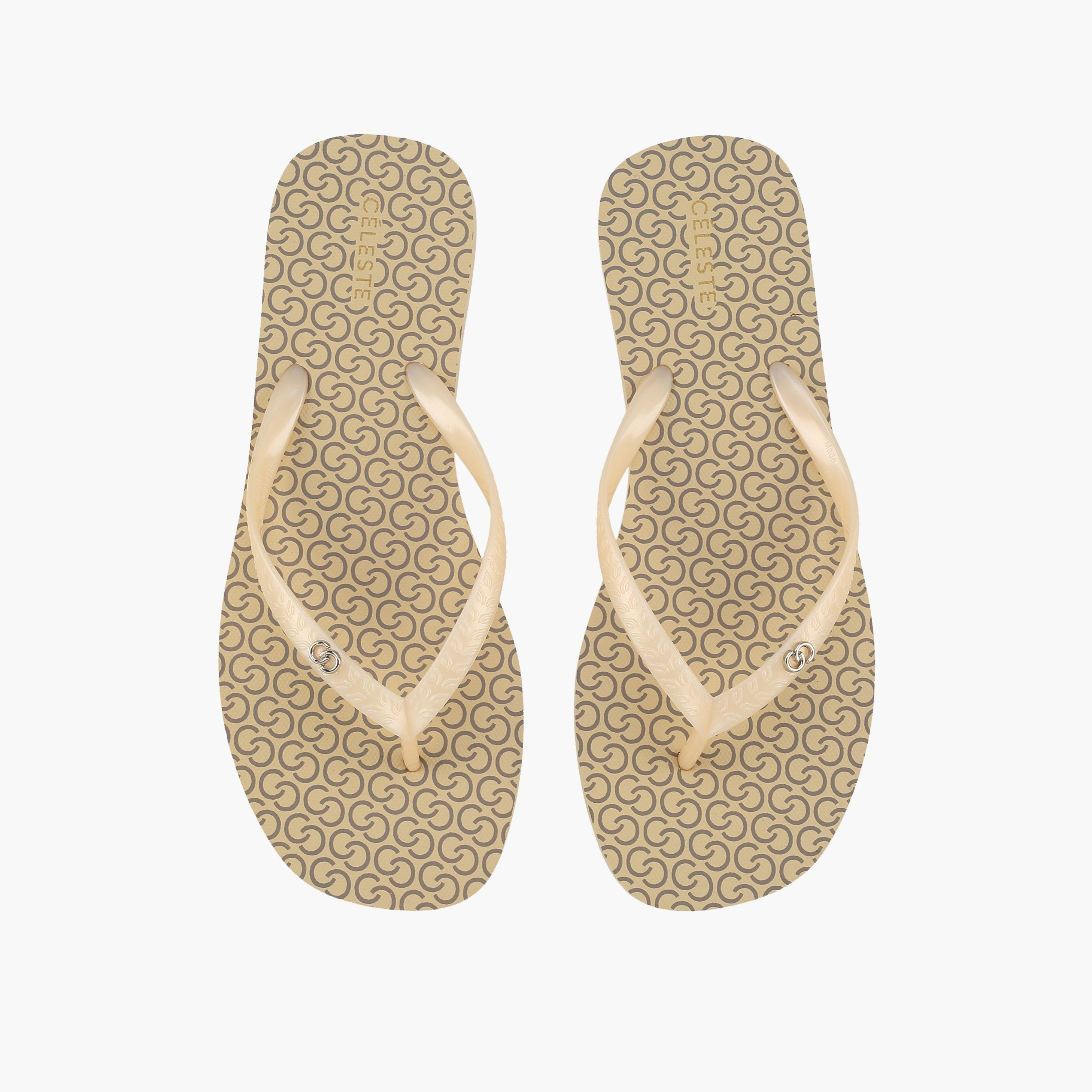 شبشب نسائي بطبعة المونوجرام من سيليست-women-shoes-flipflopsandslides-image-1