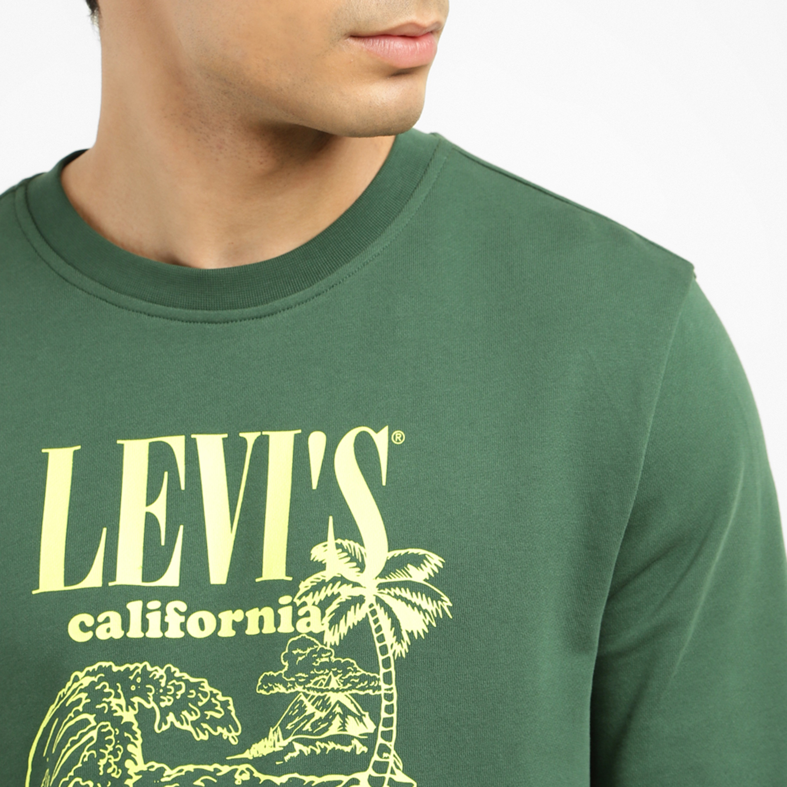 Levi's Graphic Crew Neck Long Sleeves Sweatshirt-men-winterwear-hoodiesandsweatshirts-image-3
