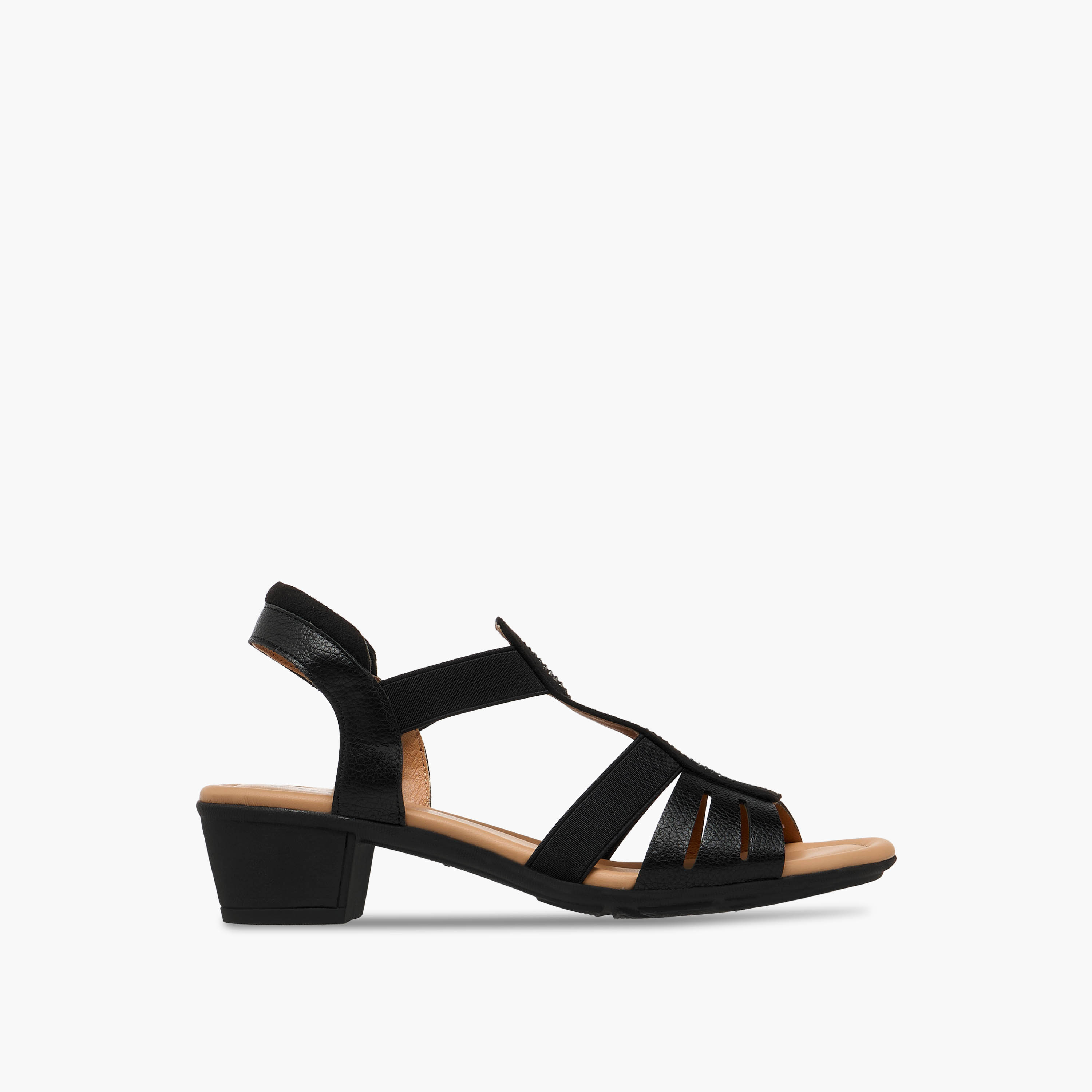 Le Confort Embellished Cutout Sandals with Block Heels-women-shoes-sandals-heeled-image-3