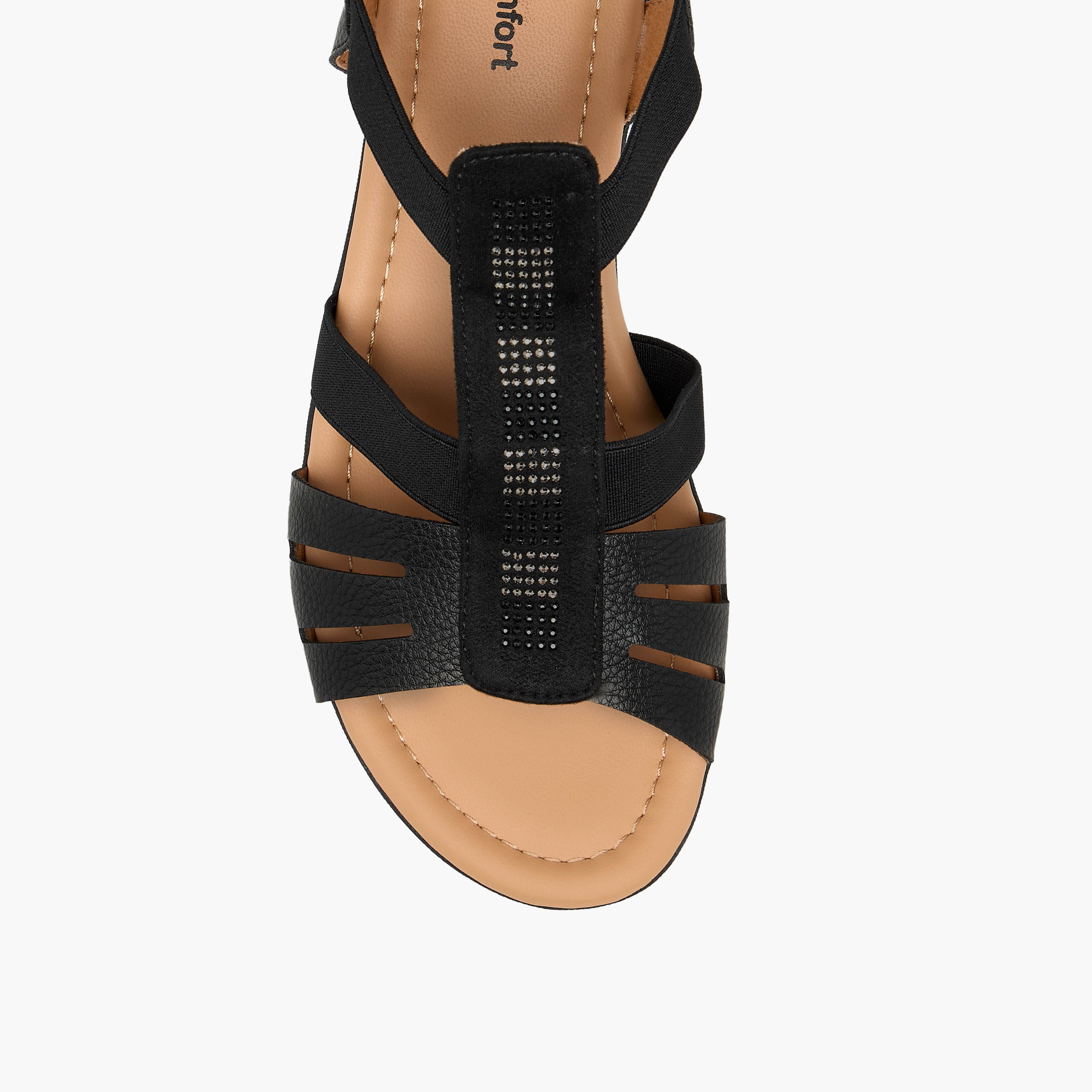 Le Confort Embellished Cutout Sandals with Block Heels-women-shoes-sandals-heeled-image-4