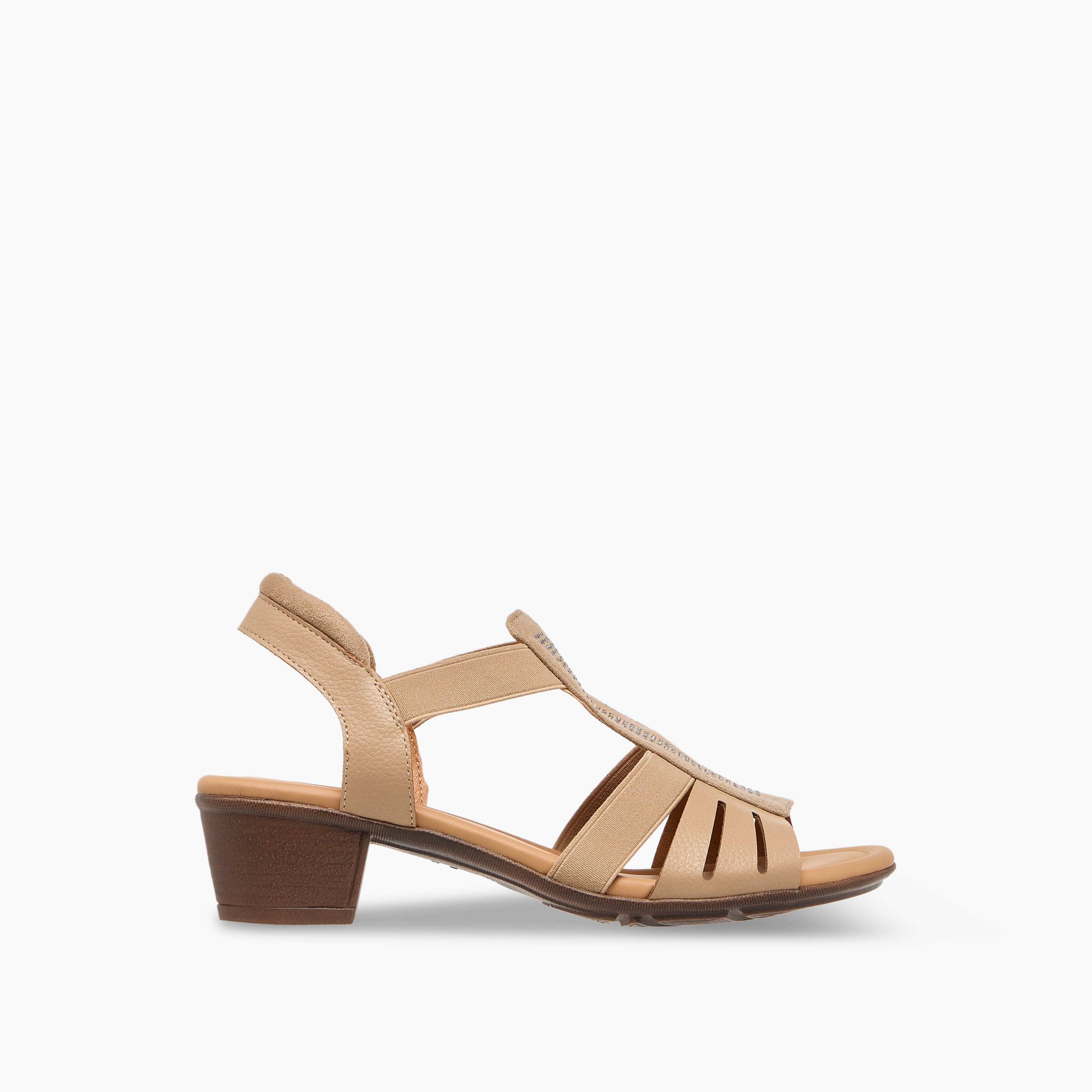 Le Confort Embellished Cutout Sandals with Block Heels-women-shoes-sandals-heeled-image-3