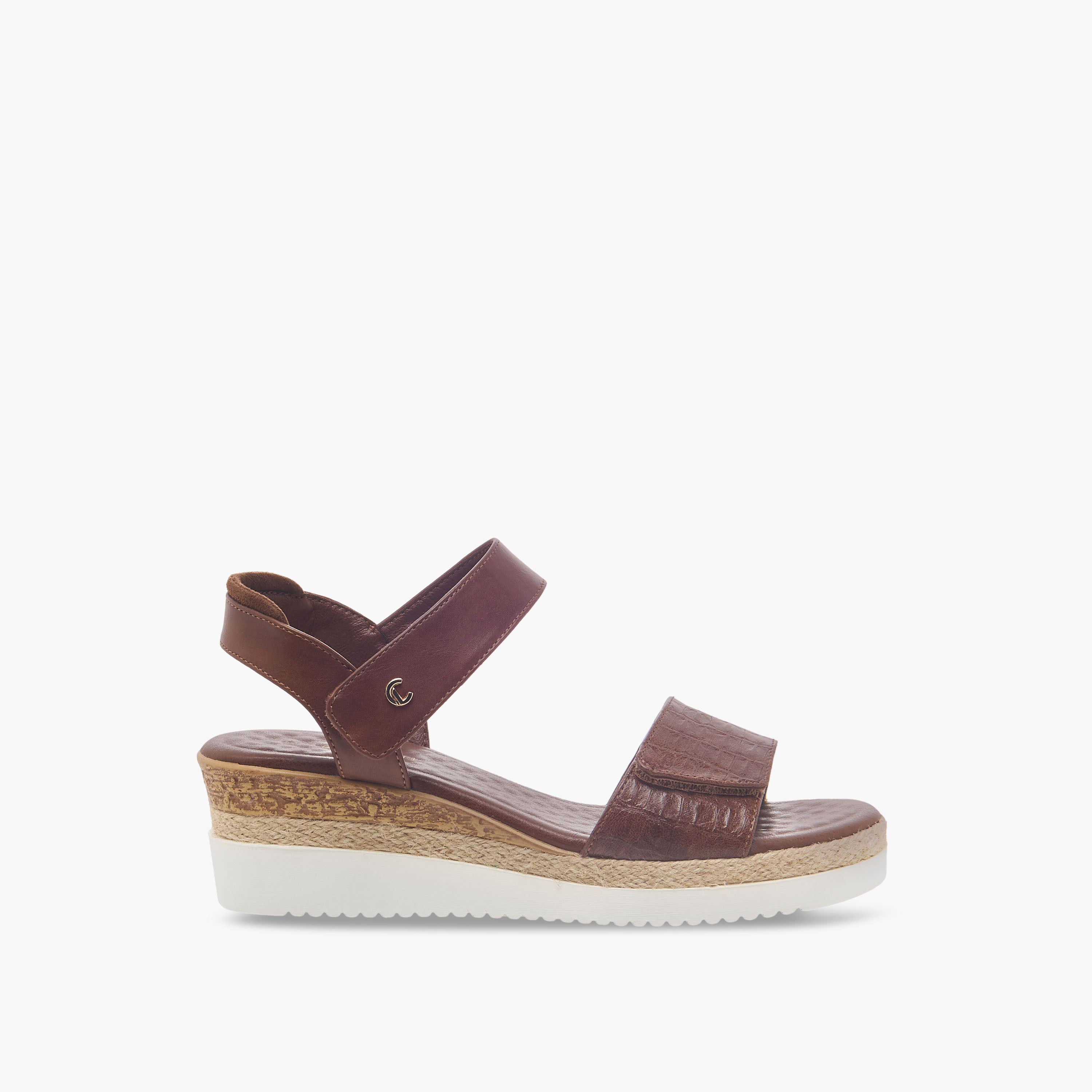 صندل بكعب ويدج مع حزام كاحل للنساء من لو كونفورت-women-shoes-sandals-heeled-image-4