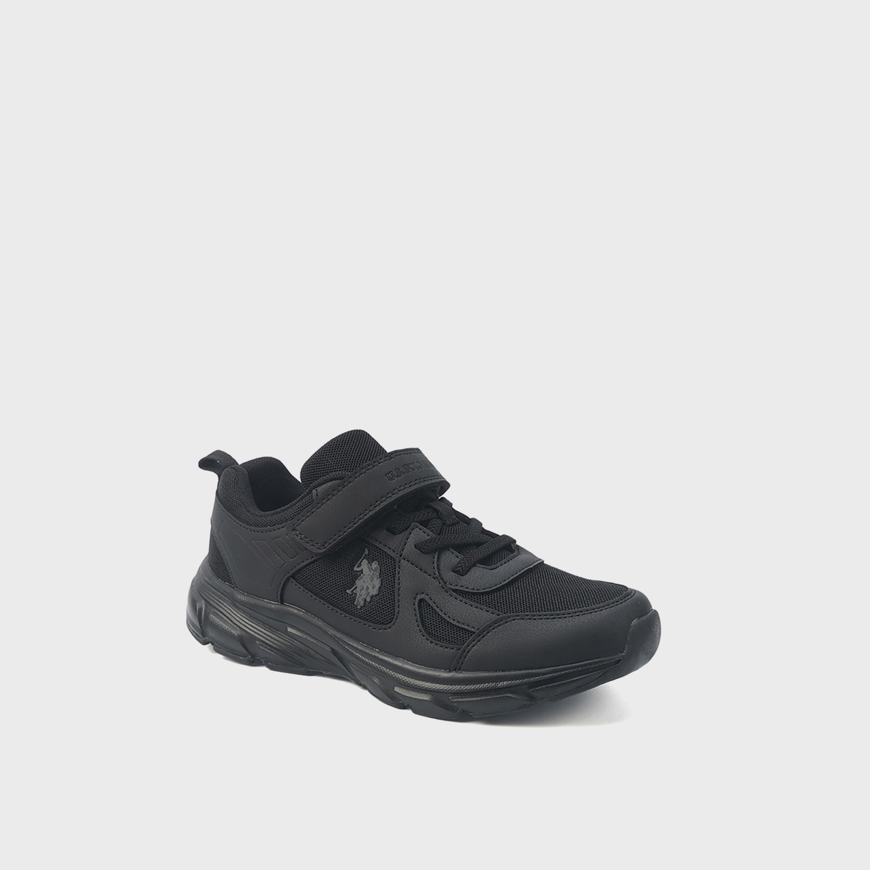 يو إس بولو أسن- حذاء  رياضي للأطفال بخطاف وحلقة | 5F-NUPI-JR-GLB-5PR-girls-shoes-sneakers-image-5