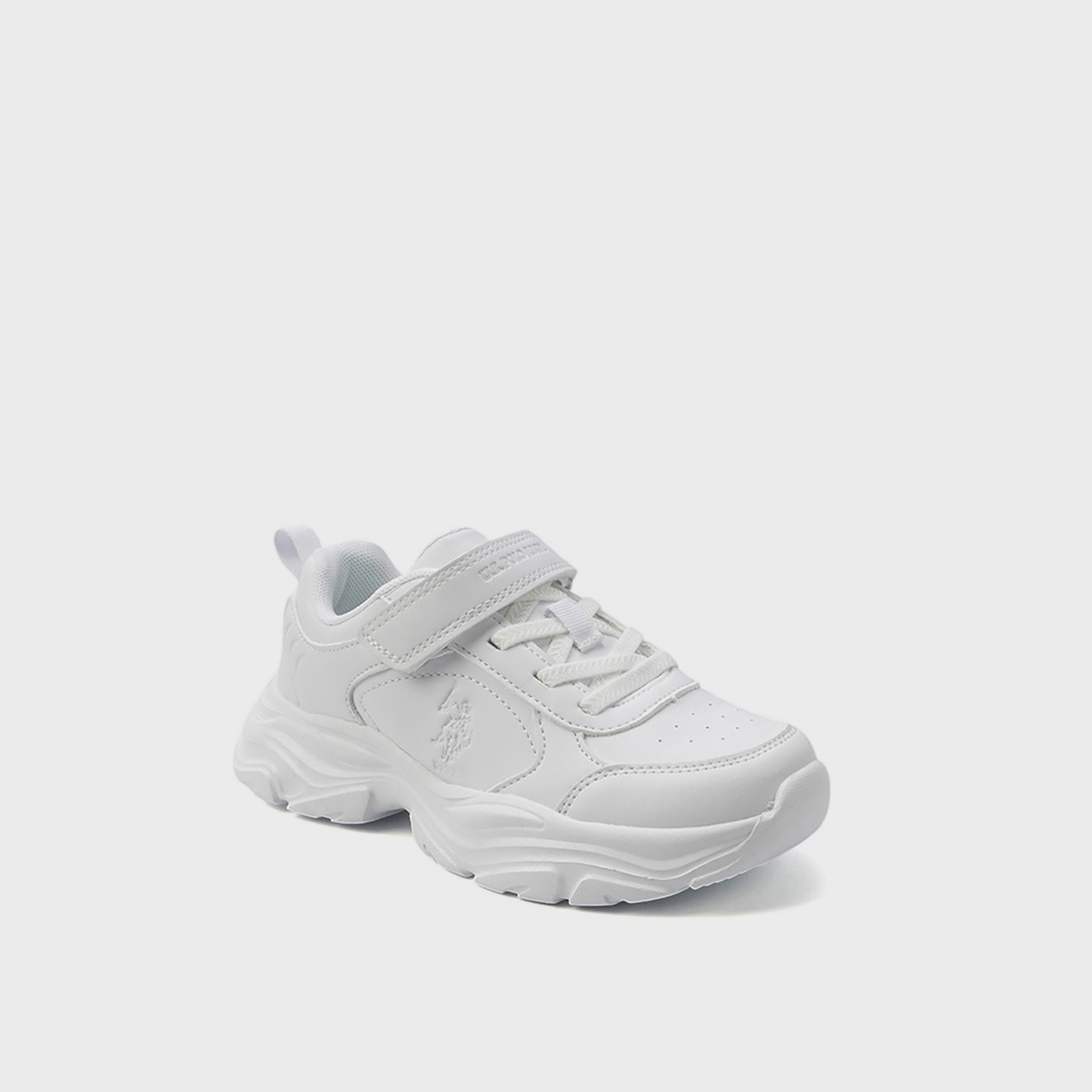 يو إس بولو أسن- حذاء  رياضي للأطفال بخطاف وحلقة | 5F-TEMAL-JR-GLB-5PR-girls-shoes-sneakers-image-1