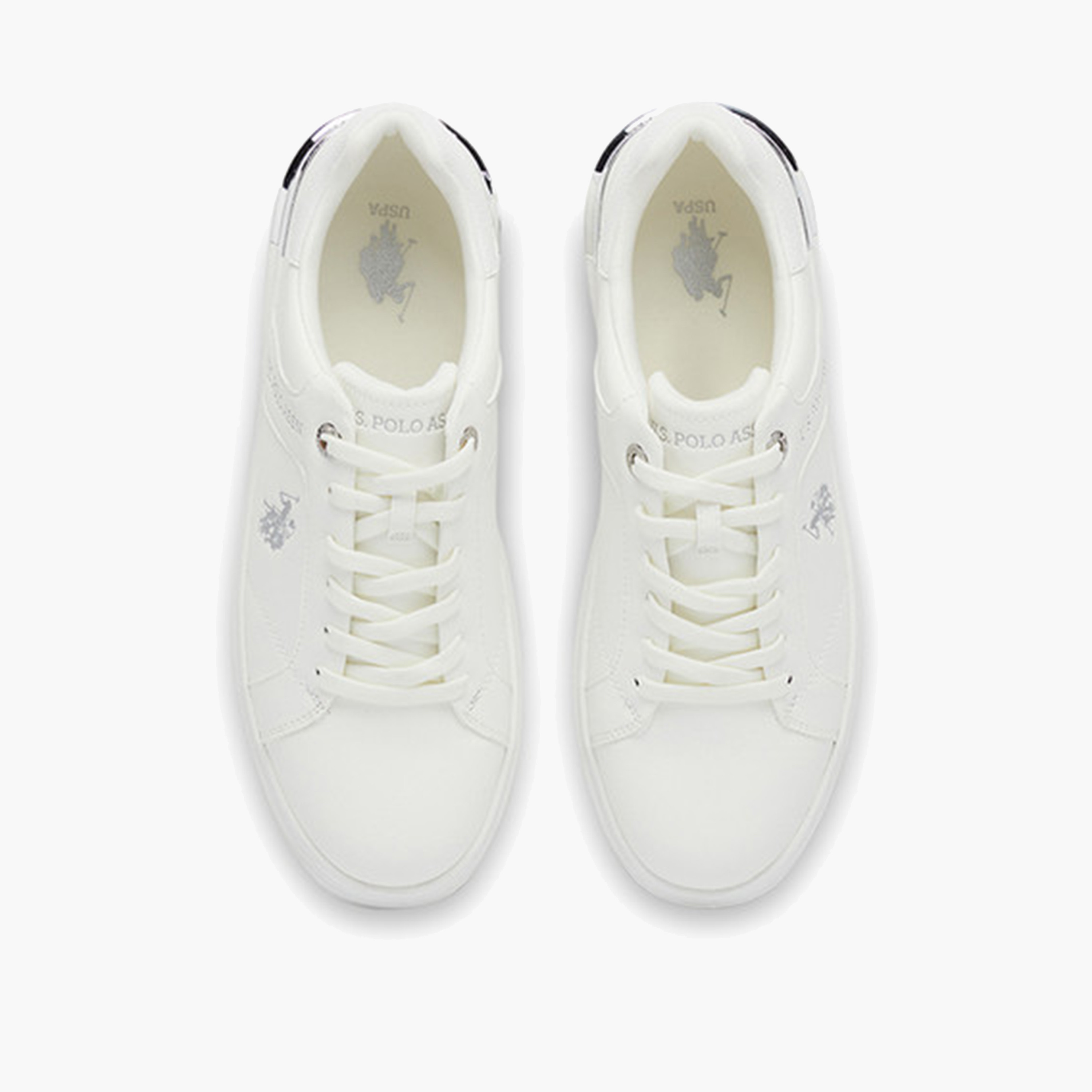 U.S. Polo Assn Womens Lace-Up Low Ankle Sneakers | 5M ALSON GLB 5FX OD-women-shoes-sneakers-image-4