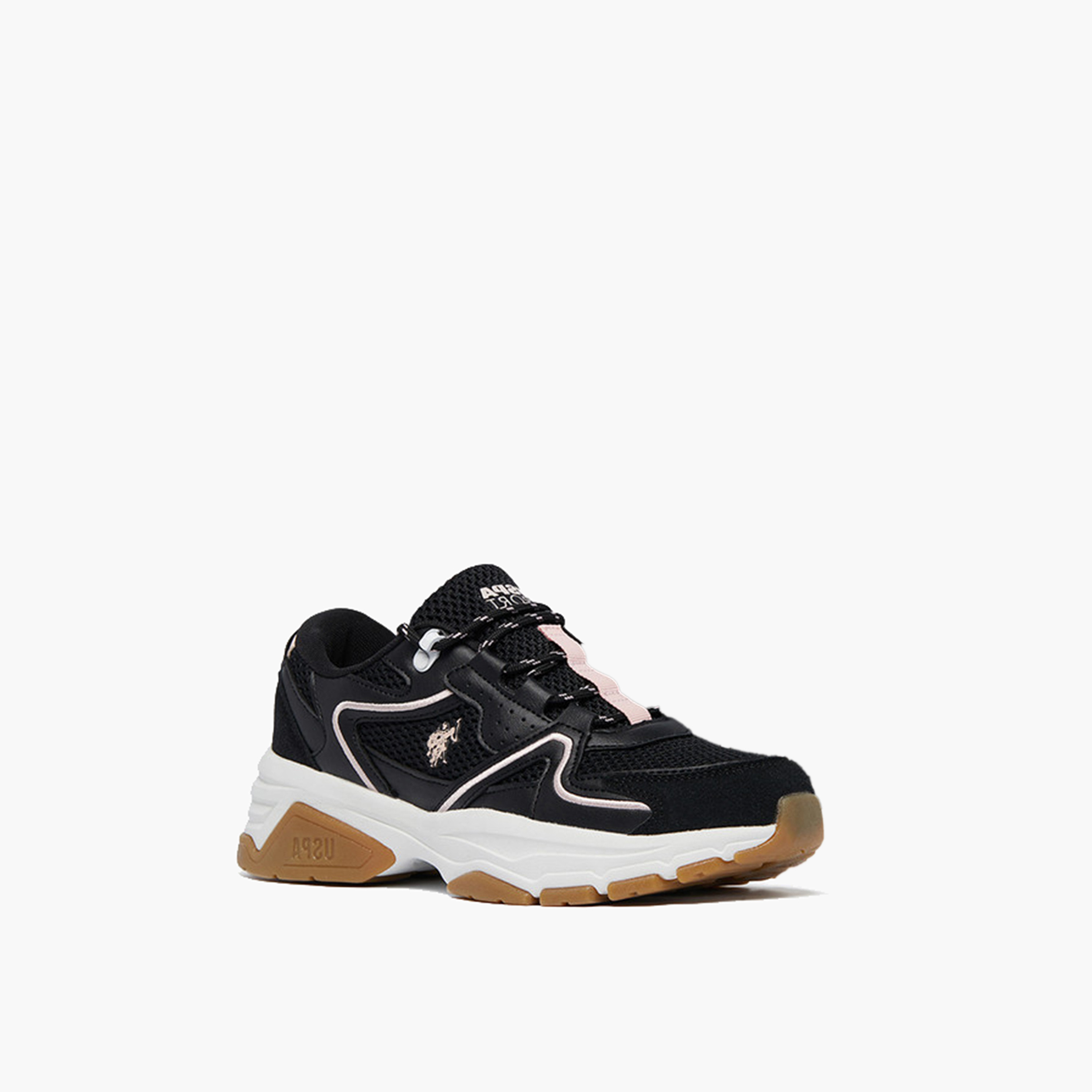 يو. أس. بولو أسن.- حذاء رياضي للنساء 5M BLANCA GLB 5FX كاحل منخفض برباط | 5M-BLANCA-GLB-5FX-OD-women-shoes-sneakers-image-1