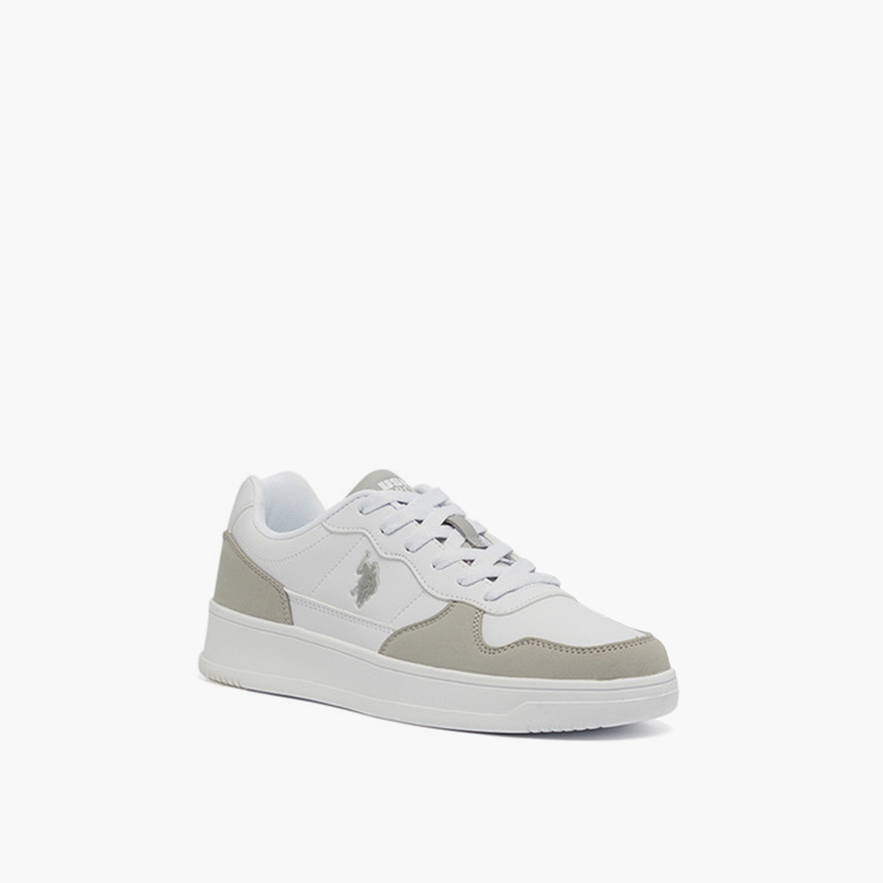 U.S. Polo Assn Womens Lace-Up Low Ankle Sneakers | 5M CHARLIZE GLB 5FX OD-women-shoes-sneakers-image-1