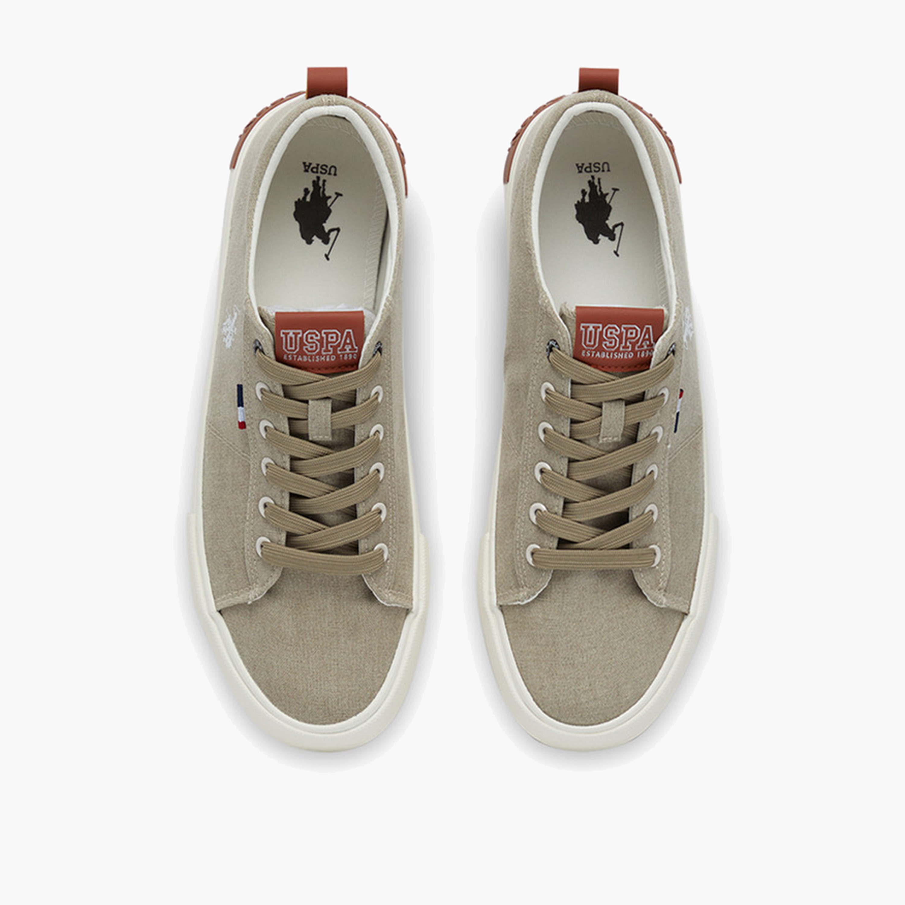يو. أس. بولو أسن.- حذاء رياضي للرجال 5M FRANK GLB 5FX كاحل منخفض برباط | 5M-FRANK-GLB-5FX-OD-men-shoes-sneakers-image-4