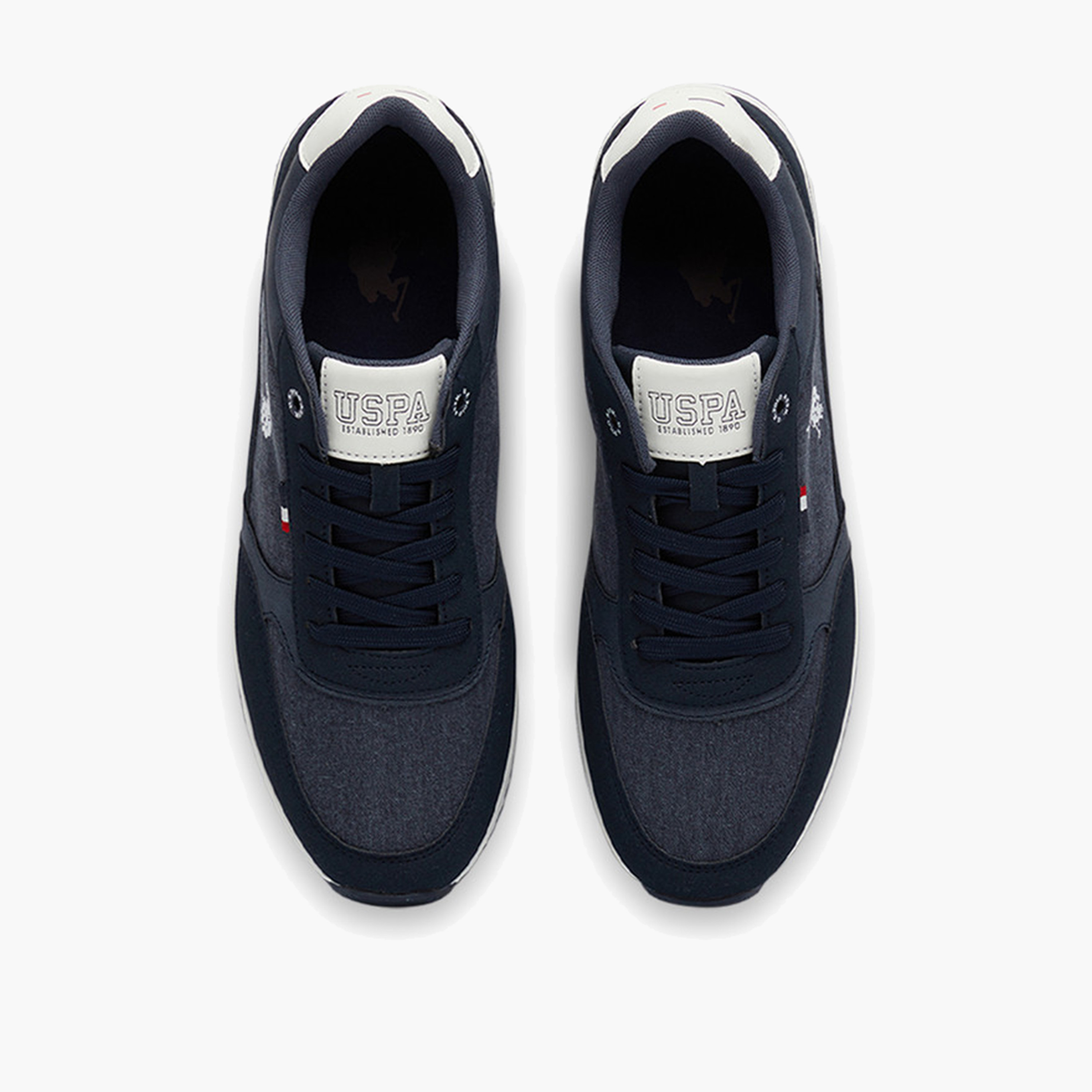 U.S. Polo Assn Men's Lace-Up 5M RUFUS GLB 5FX Low Ankle Sneakers | 5M-RUFUS-GLB-5FX-OD-men-shoes-sneakers-image-4