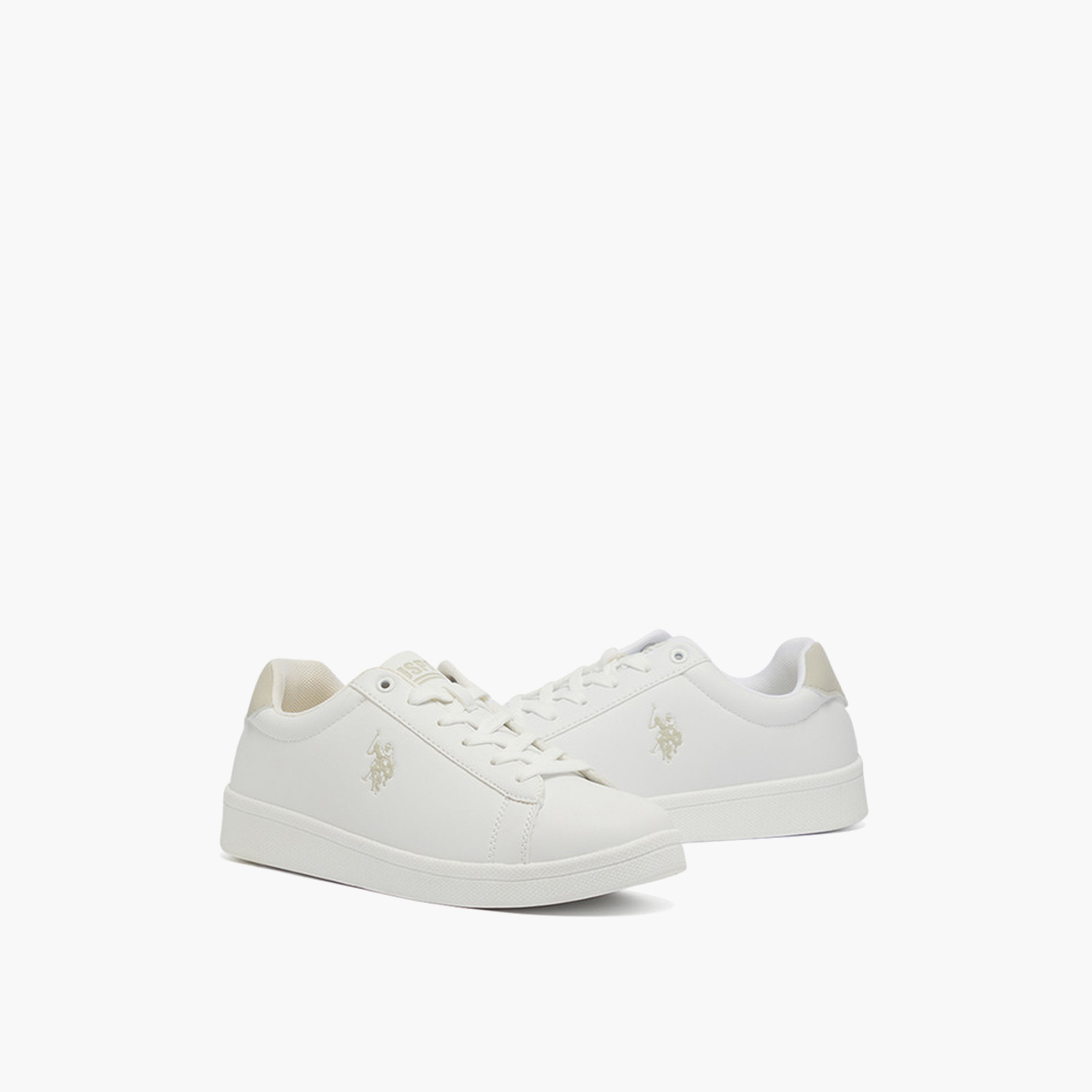 أحذية رياضية نسائية للكاحل المنخفض بربط للاتحاد الأمريكي للبولو | 5M التبت PU WMN GLB 5FX OD-women-shoes-sneakers-image-2