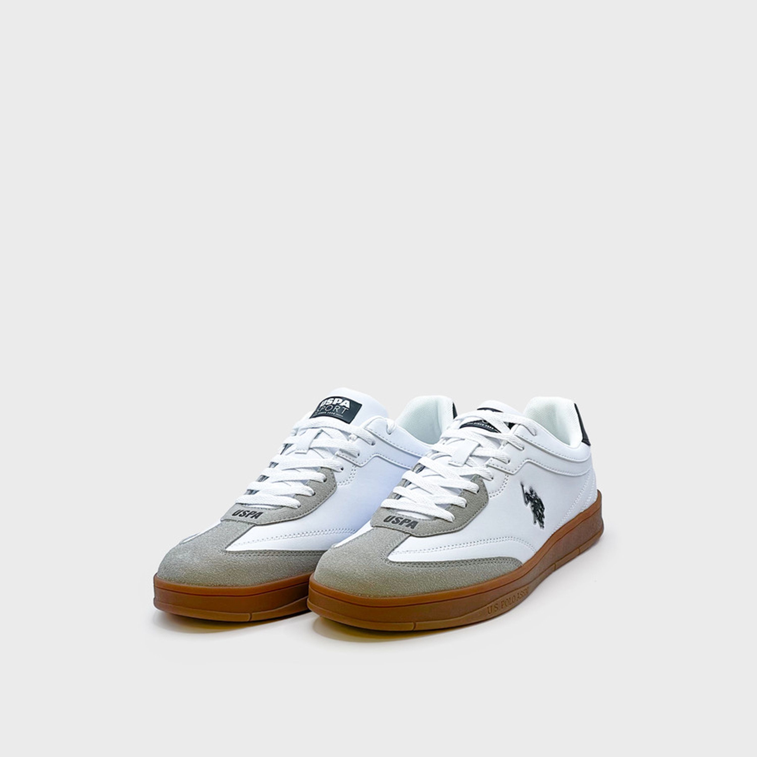 U.S. Polo Assn Men's Lace-Up Low Ankle Sneakers  | 5M VALE GLB 5FX OD-men-shoes-sneakers-image-3
