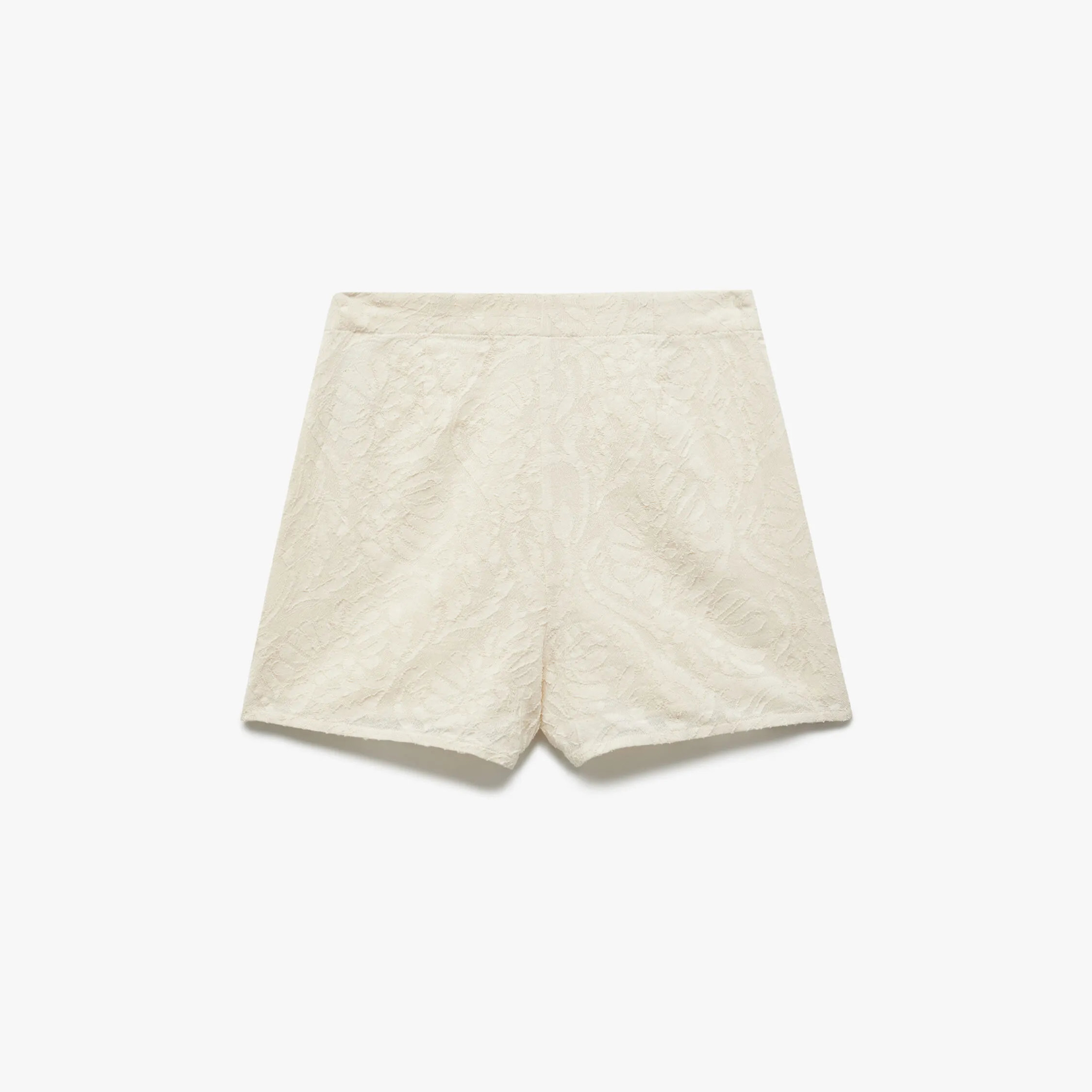 KOTON Regular Fit High-Rise Concealed Zip Women's Cropped Shorts-women-clothing-shorts-image-4