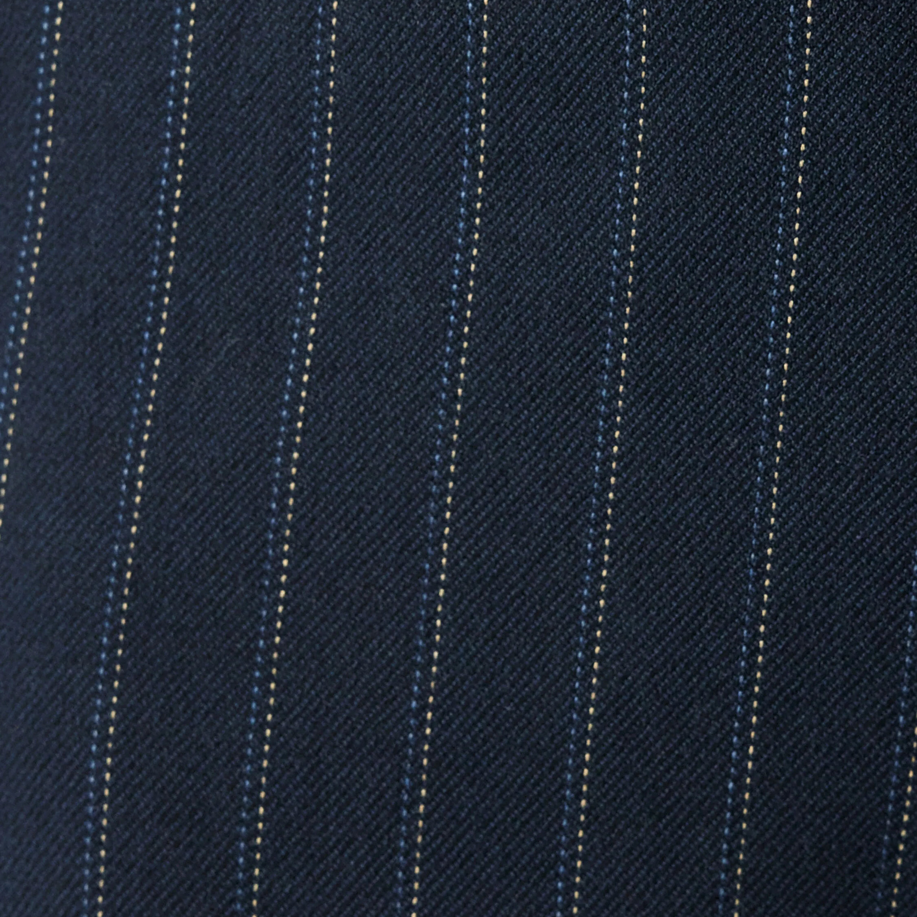 Koton Dark Blue Striped Straight Leg Women's Trousers-women-clothing-trousers-image-6