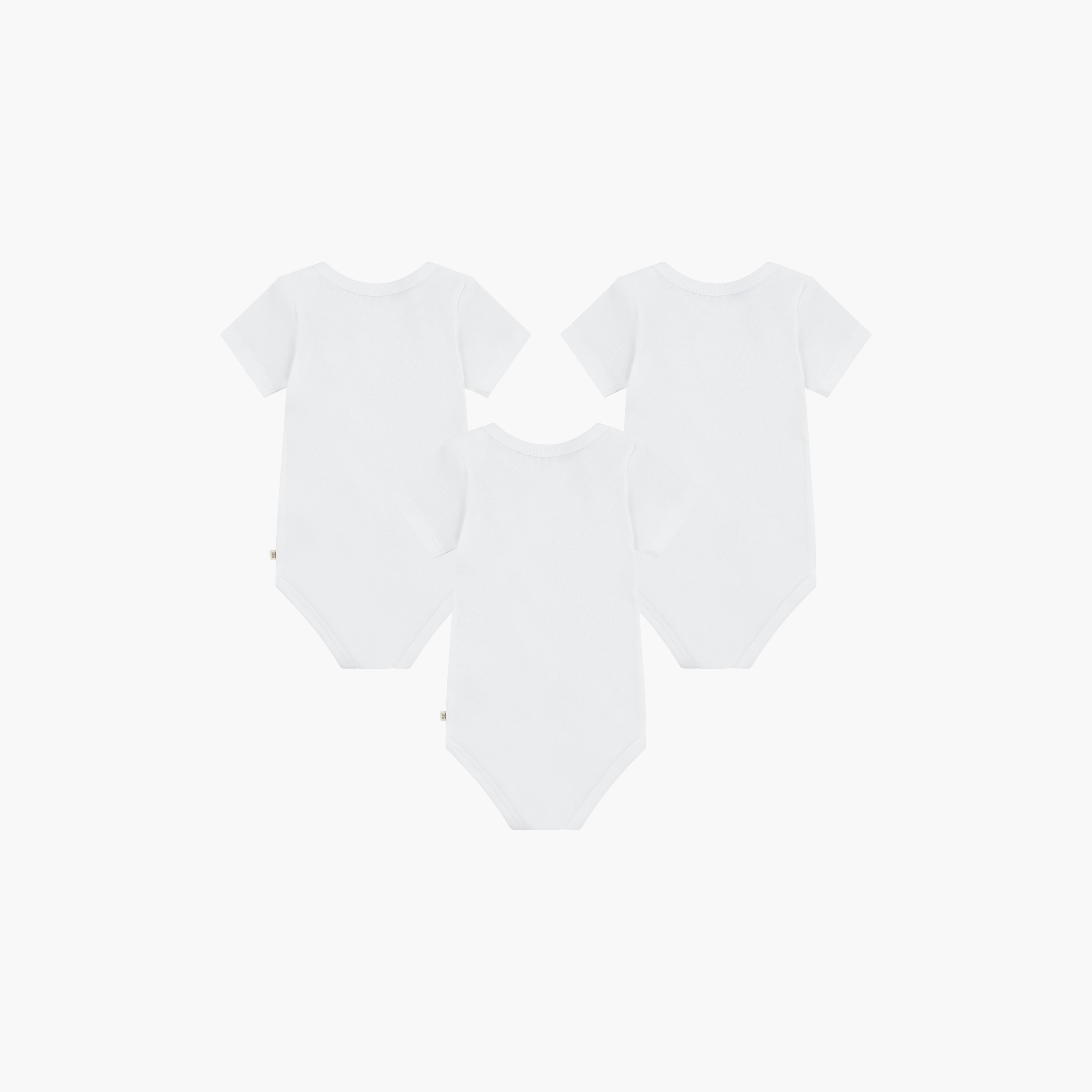 Huggies 3-Piece Solid Short Sleeves Bodysuits-baby-girls-clothing-bodysuits-image-2