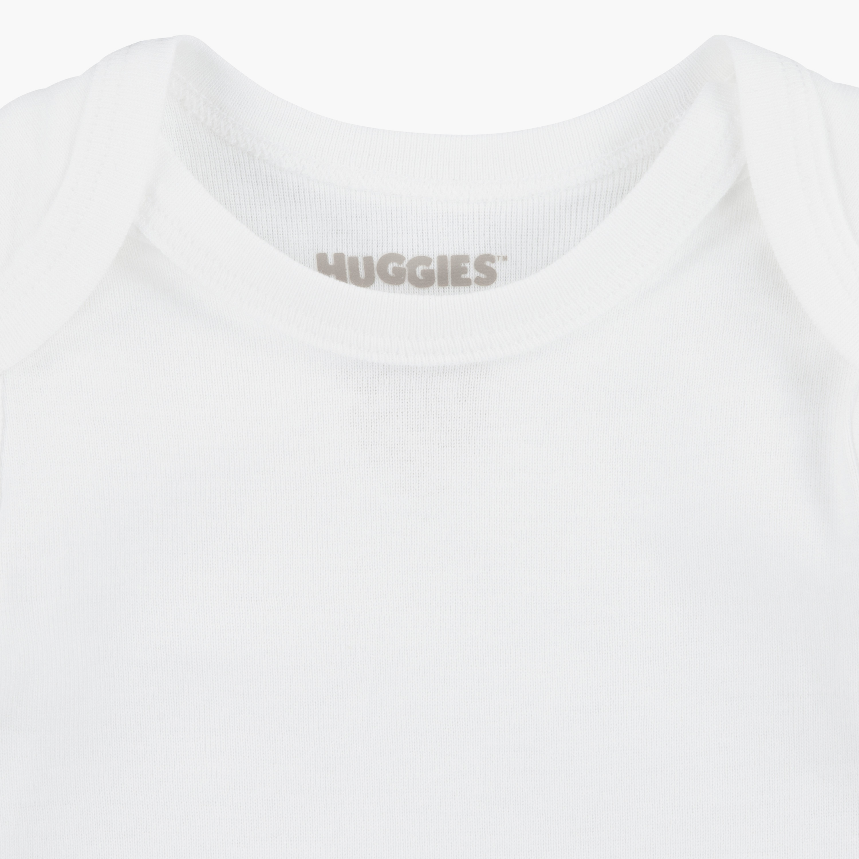 Huggies 3-Piece Solid Short Sleeves Bodysuits-baby-girls-clothing-bodysuits-image-5
