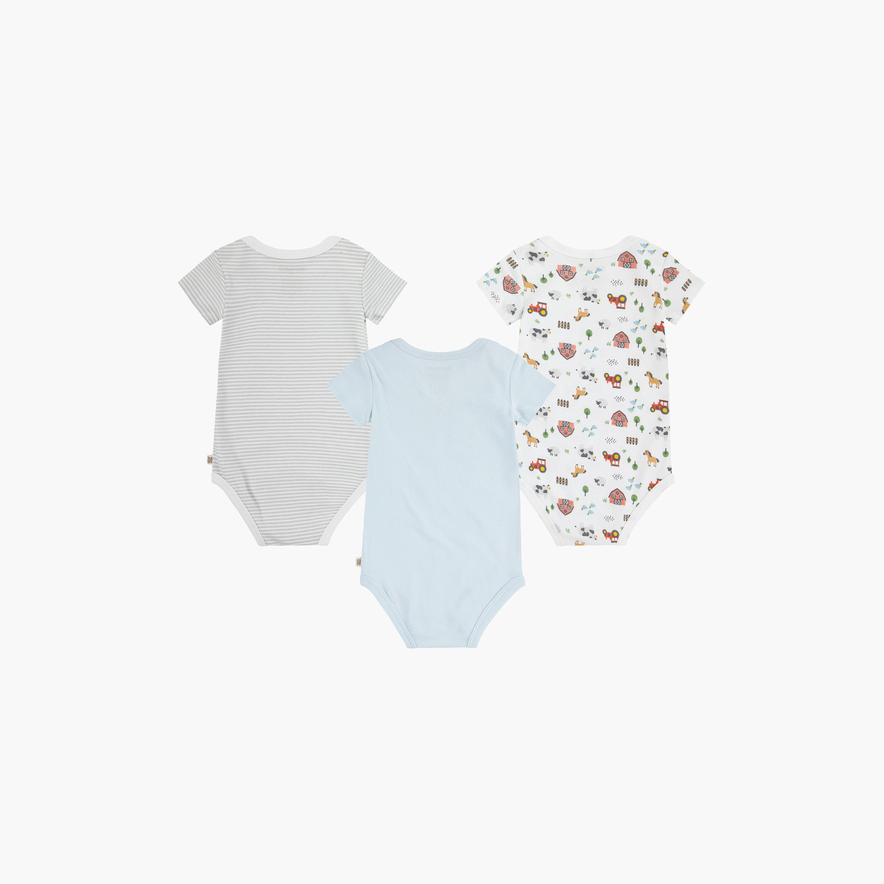 أطقم بودي سوت بطبعات، بأكمام قصيرة، 3 قطع من هاجيز-baby-girls-clothing-bodysuits-image-2
