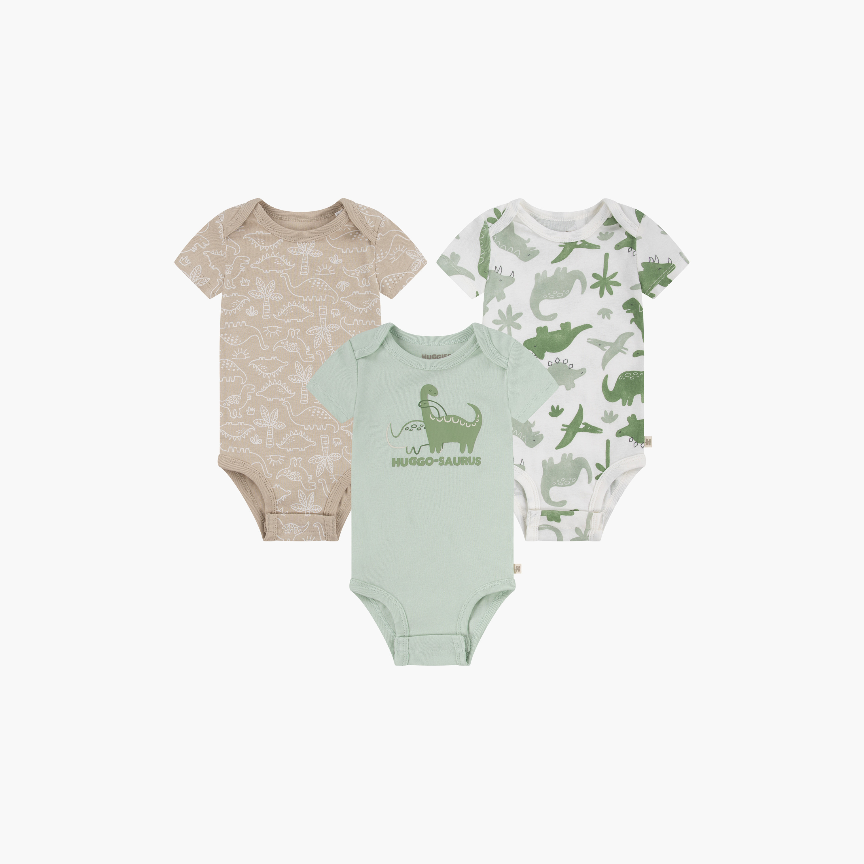 أطقم بودي سوت بطبعات، بأكمام قصيرة، 3 قطع من هاجيز-baby-girls-clothing-bodysuits-image-1