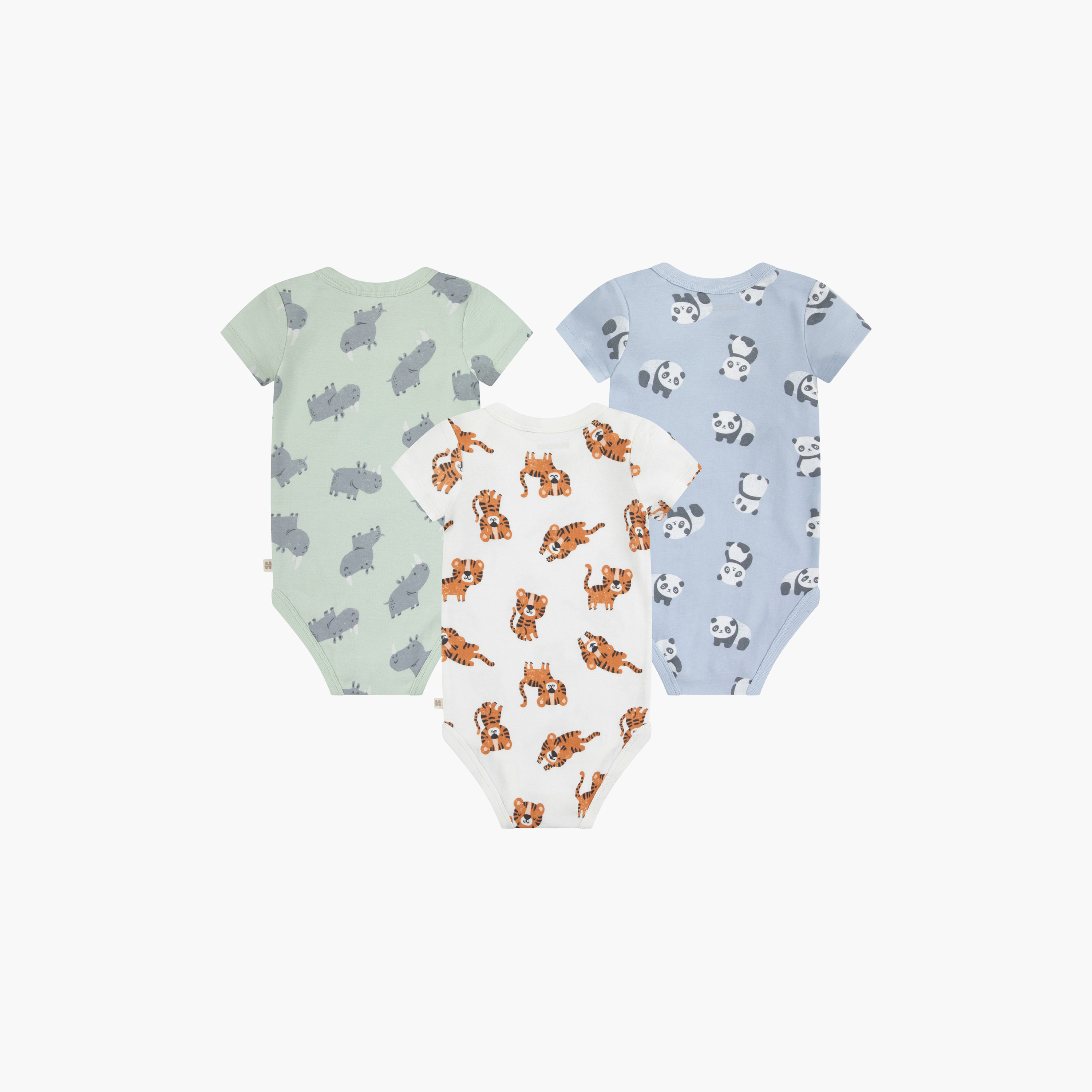 أطقم بودي سوت بطبعات، بأكمام قصيرة، 3 قطع من هاجيز-baby-girls-clothing-bodysuits-image-2