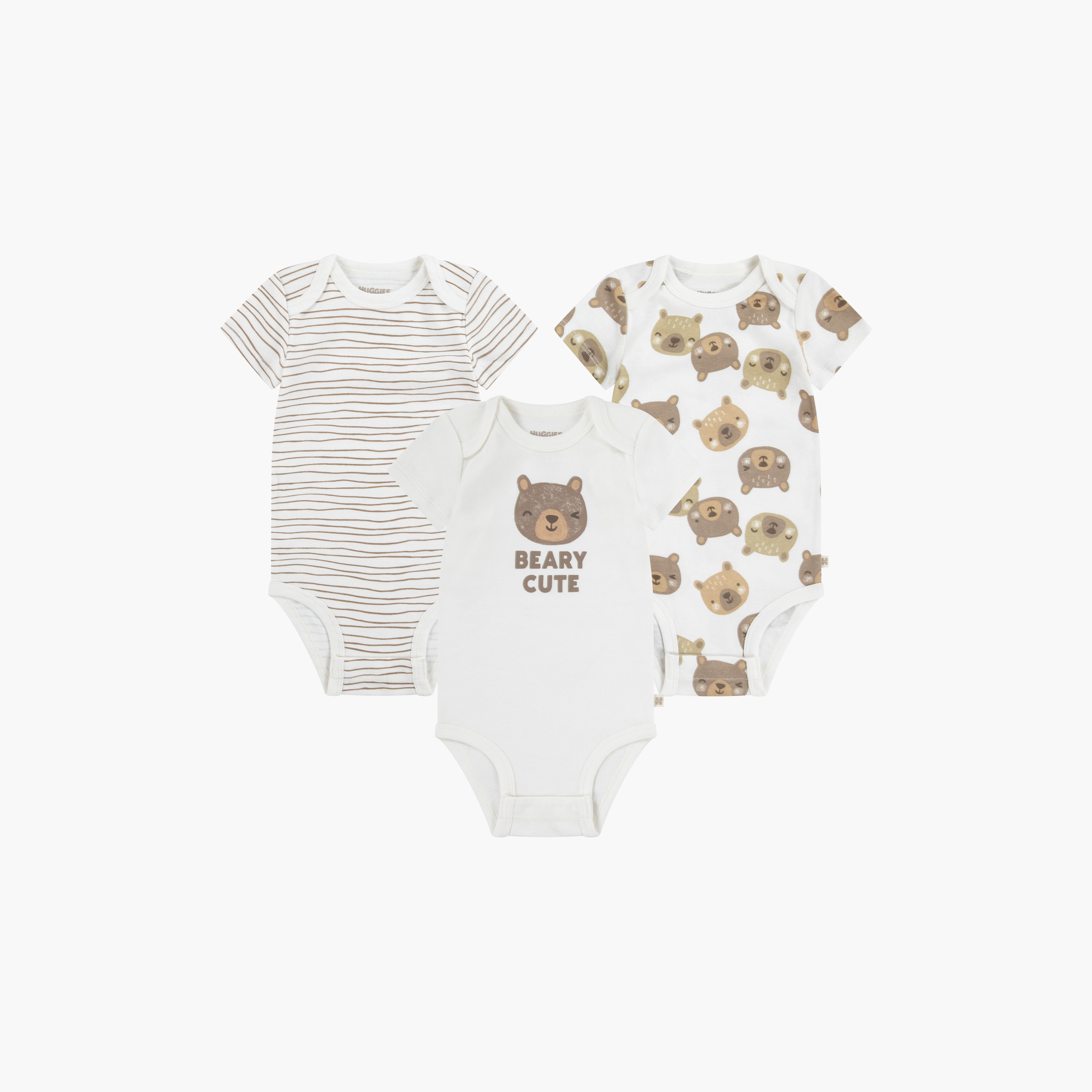 أطقم بودي سوت بطبعات، بأكمام قصيرة، 3 قطع من هاجيز-baby-girls-clothing-bodysuits-image-1
