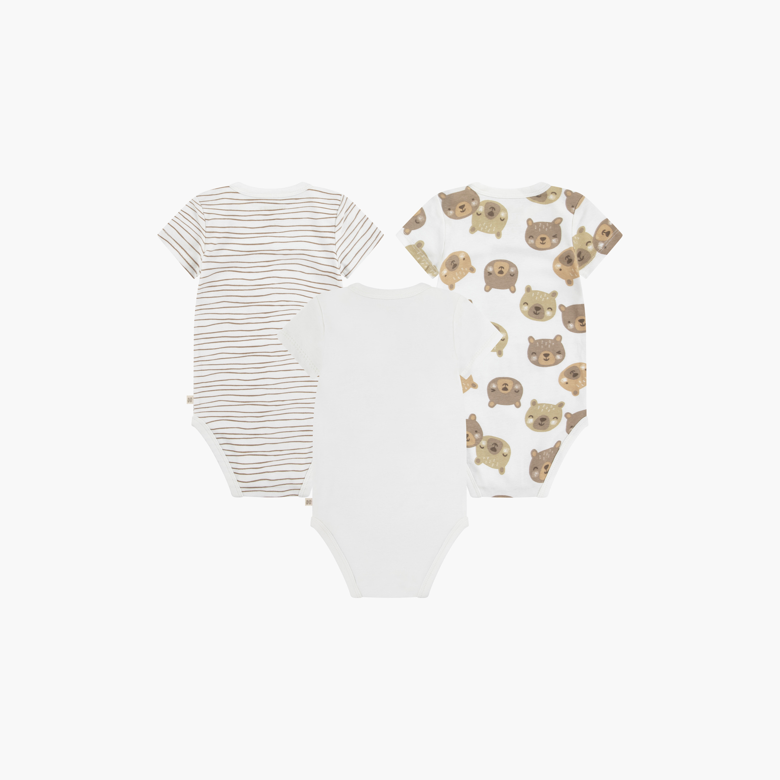 أطقم بودي سوت بطبعات، بأكمام قصيرة، 3 قطع من هاجيز-baby-girls-clothing-bodysuits-image-2